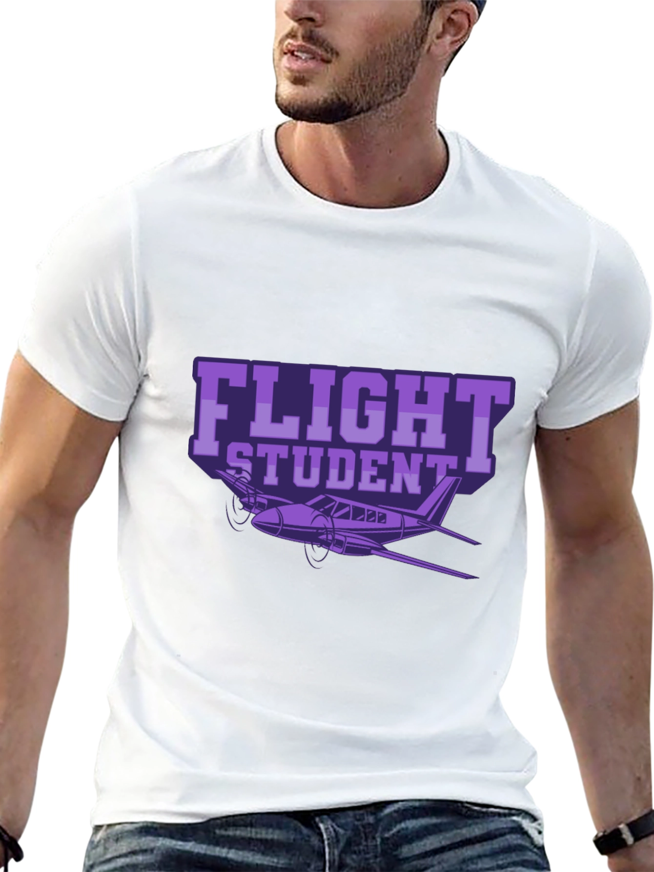 Flight Student Graphic T-Shirt - Aviation Tee