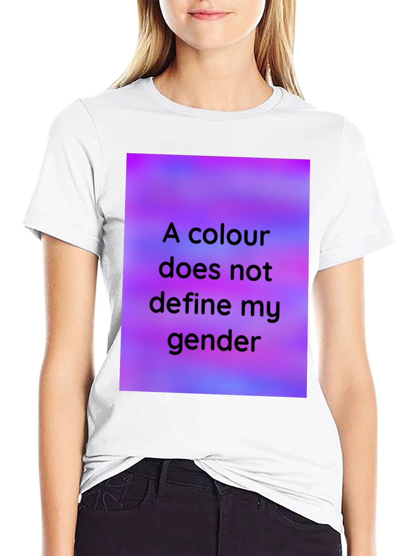 Colour Doesnt Define Gender Black T-Shirt