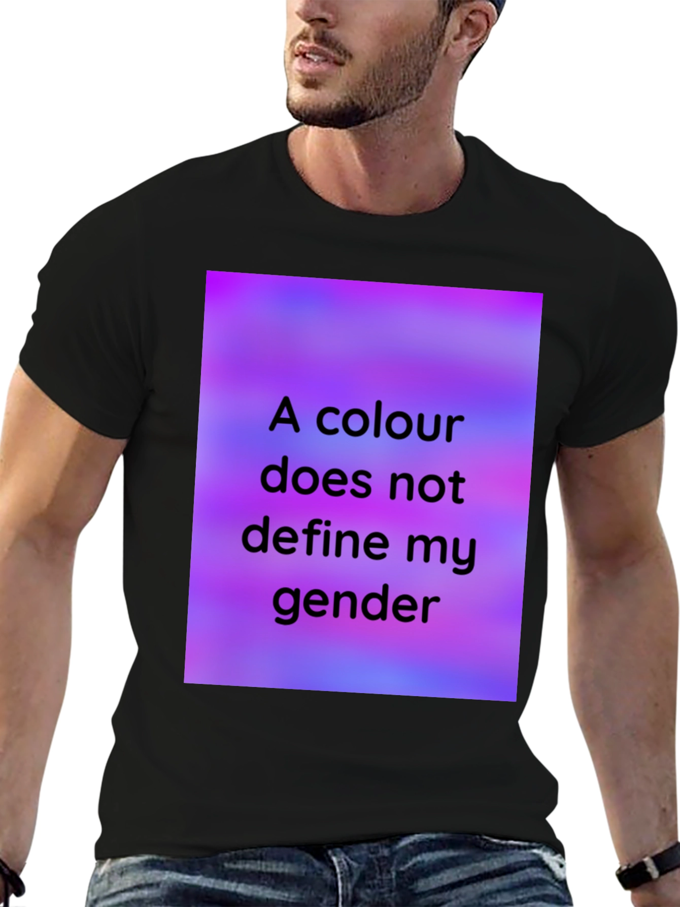 Colour Doesnt Define Gender Black T-Shirt
