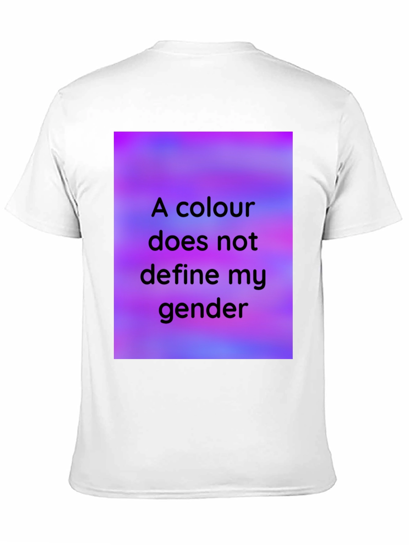 Colour Doesnt Define Gender Black T-Shirt