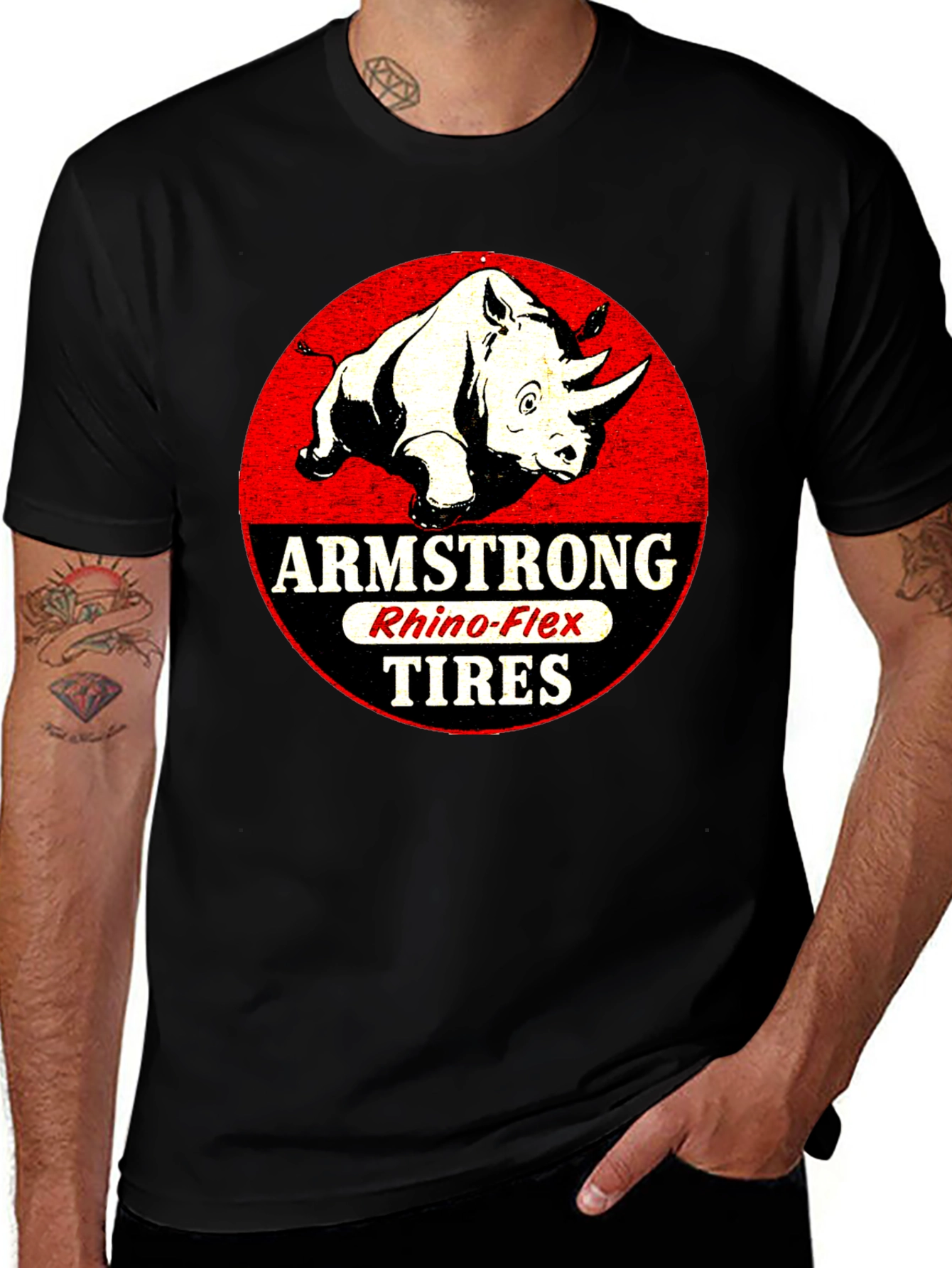 Armstrong Rhino-Flex Tires Graphic Tee