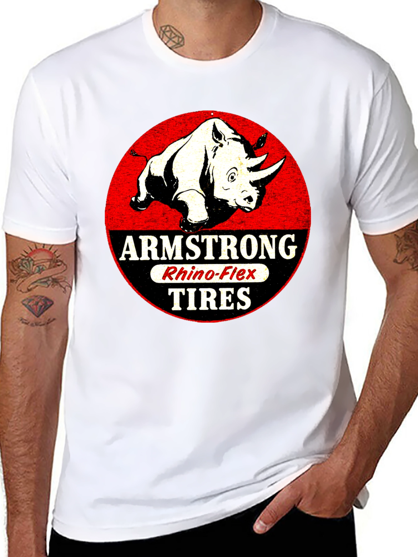 Armstrong Rhino-Flex Tires Graphic Tee