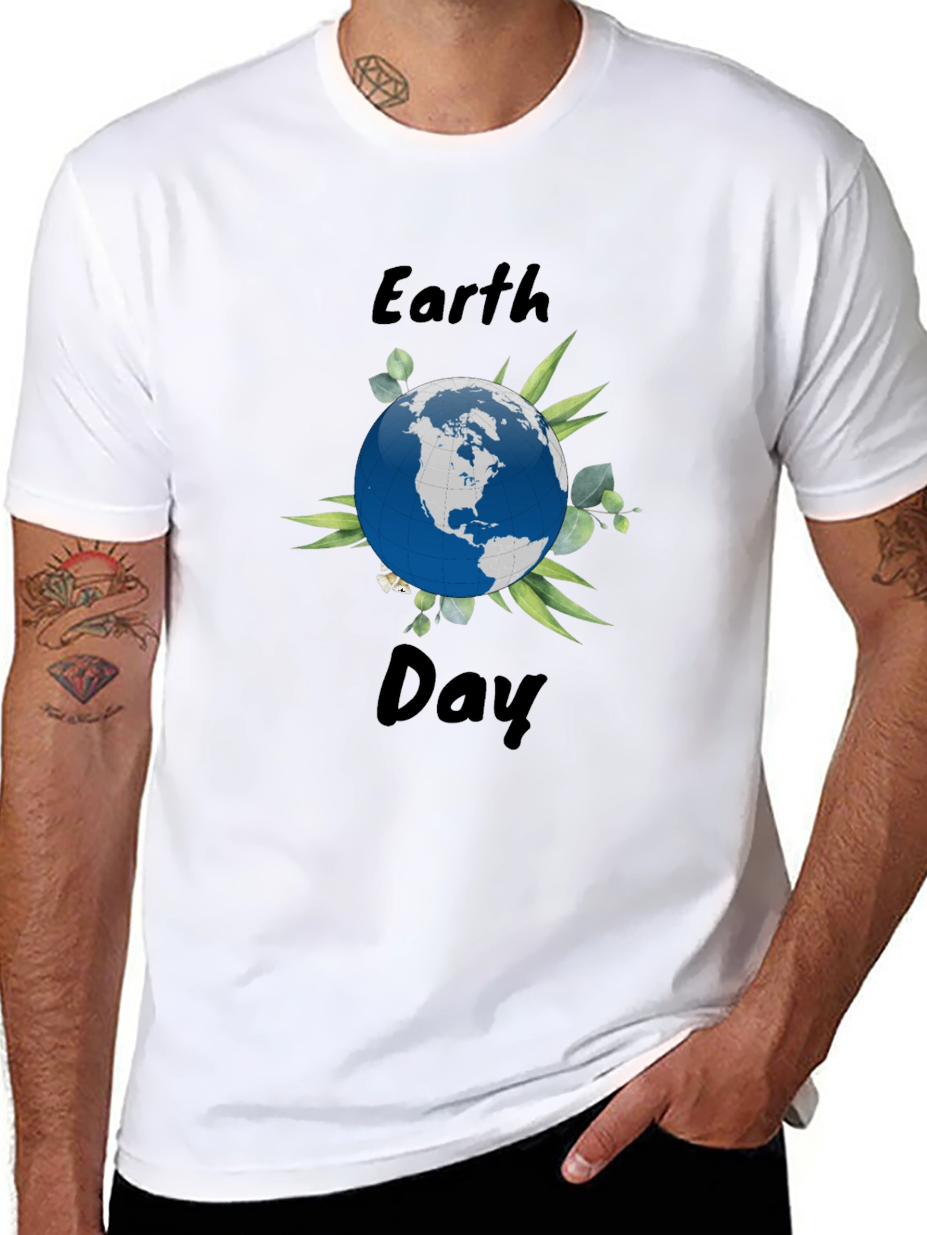 Earth Day T-Shirt - Eco-Friendly Planet Design