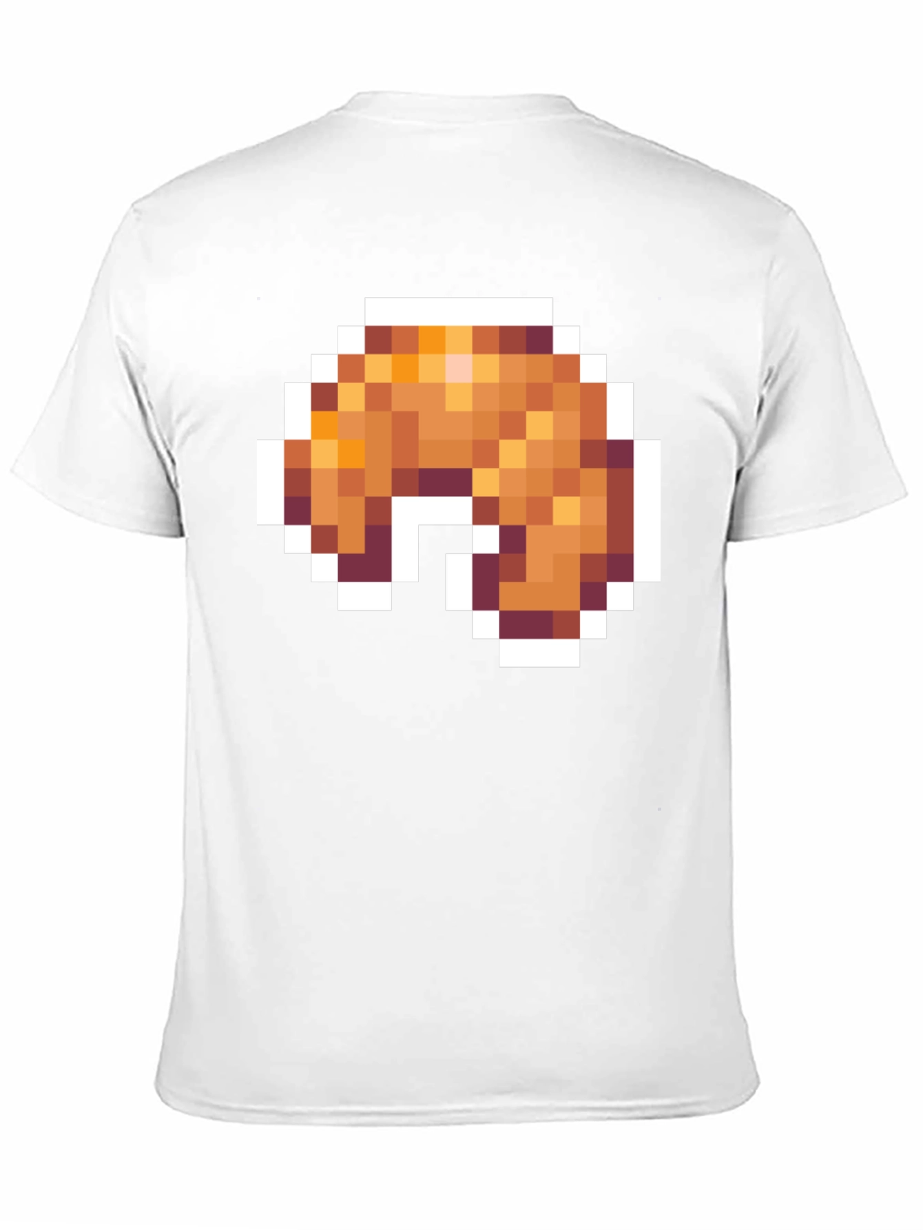 Pixel Croissant T-Shirt - Gamer Food Tee