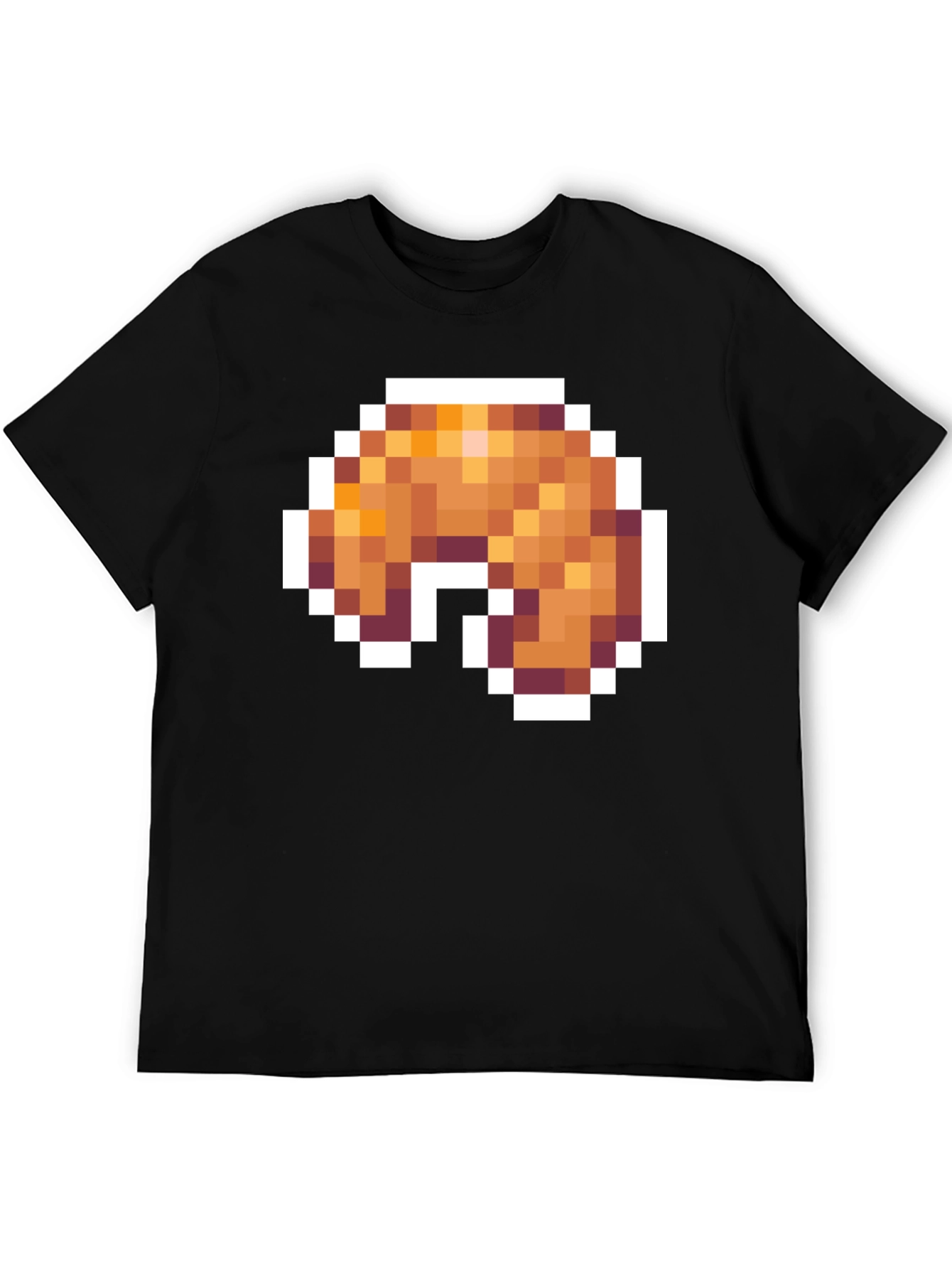 Pixel Croissant T-Shirt - Gamer Food Tee
