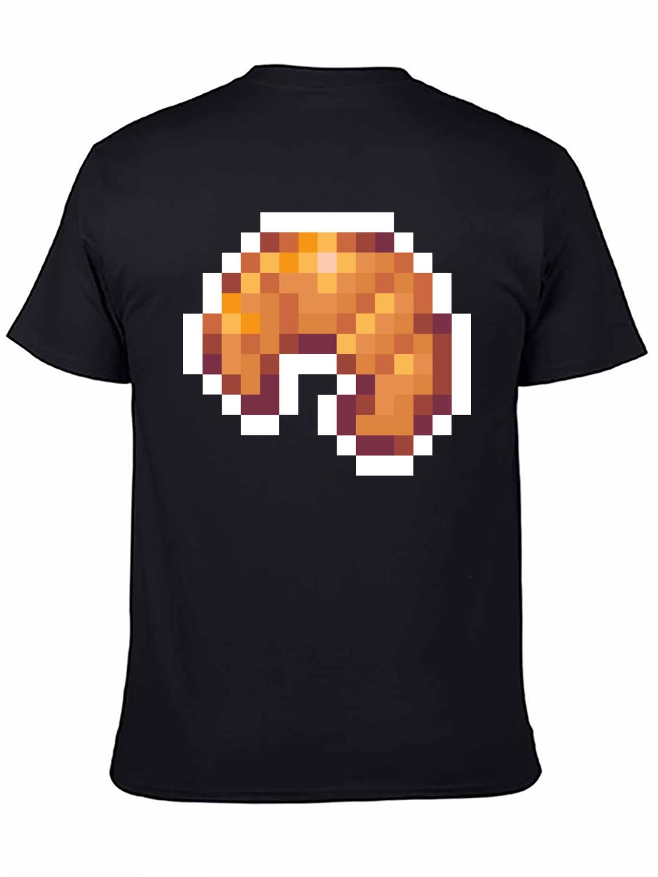 Pixel Croissant T-Shirt - Gamer Food Tee