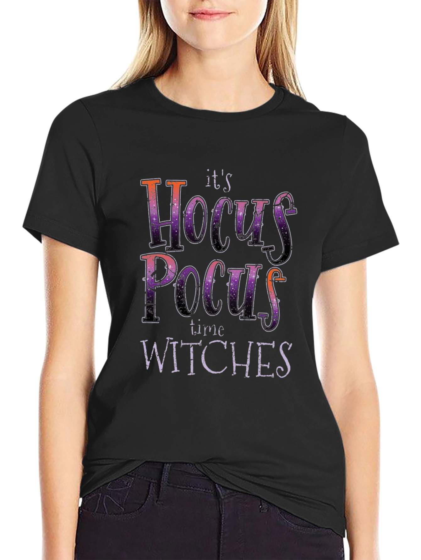 Its Hocus Pocus Time Witches Graphic Tee