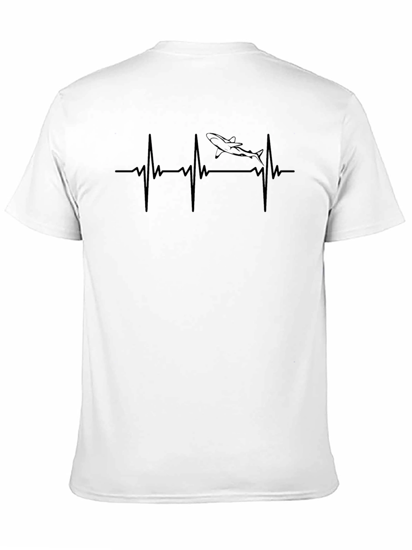 Shark Heartbeat T-Shirt - Premium Cotton Tee