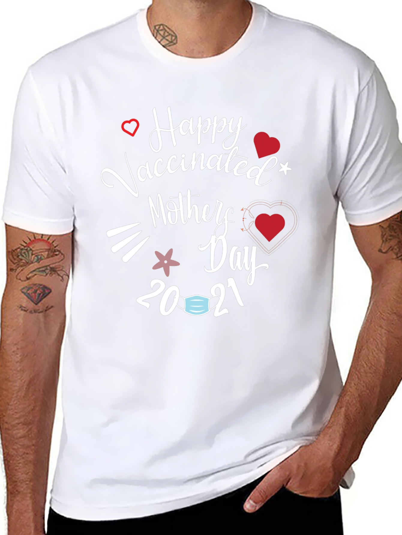 Vaccinated Mothers Day 2021 T-Shirt