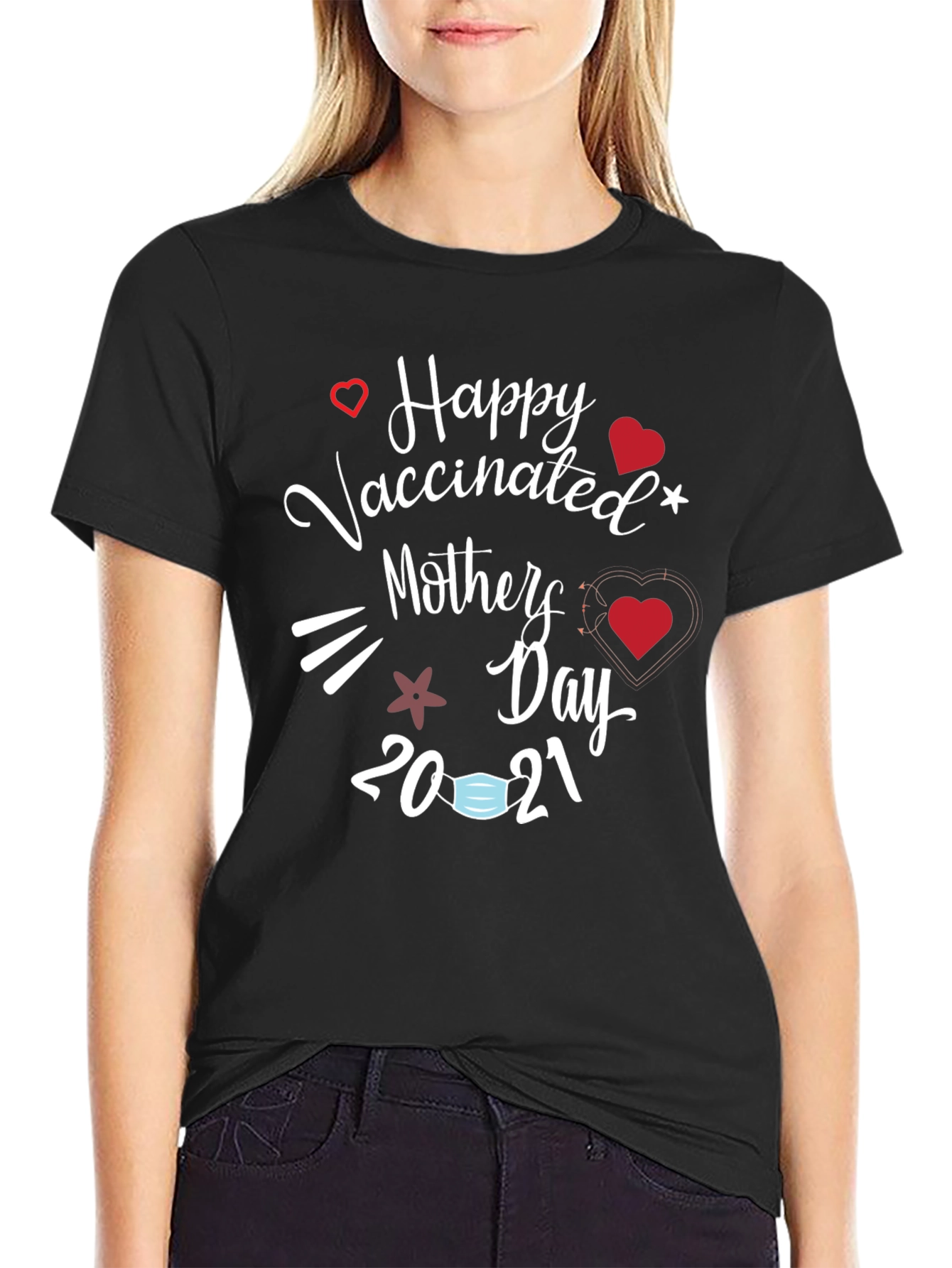 Vaccinated Mothers Day 2021 T-Shirt