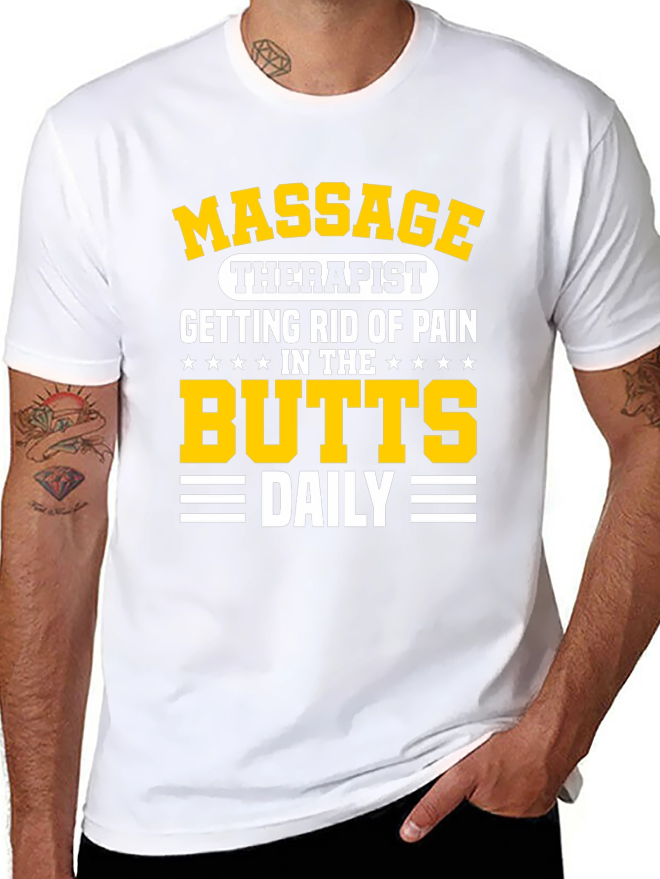 Massage Therapist T-Shirt - Butts Daily
