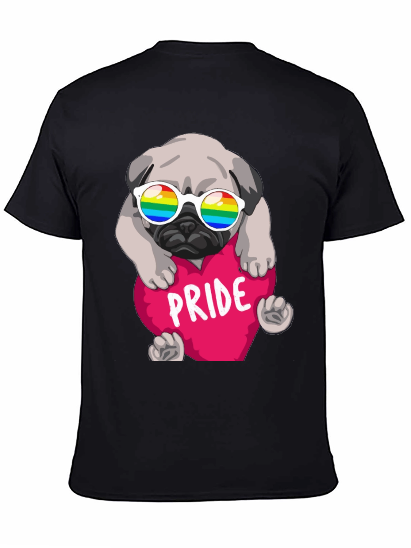 Pride Pug T-Shirt - Love & Equality