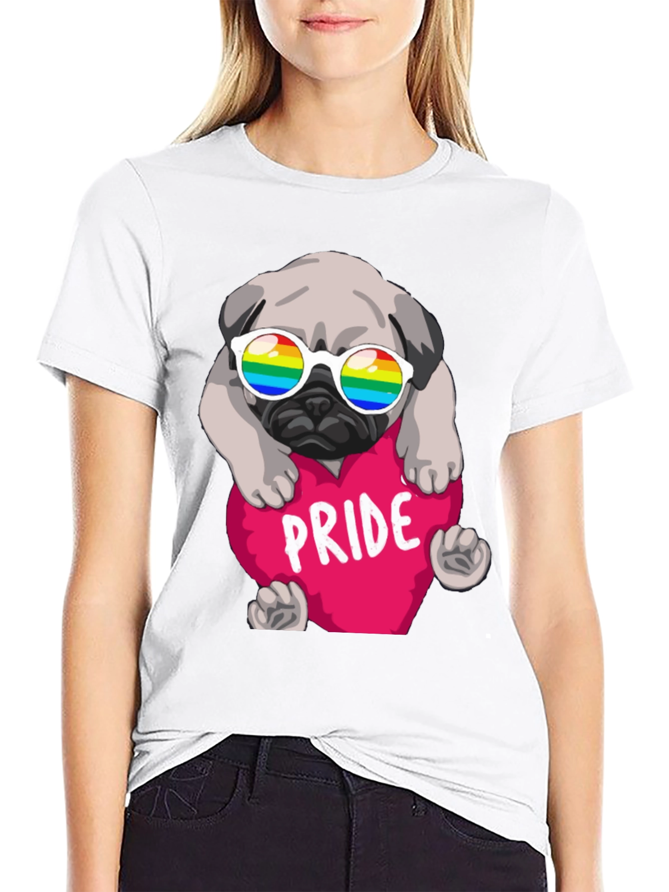 Pride Pug T-Shirt - Love & Equality