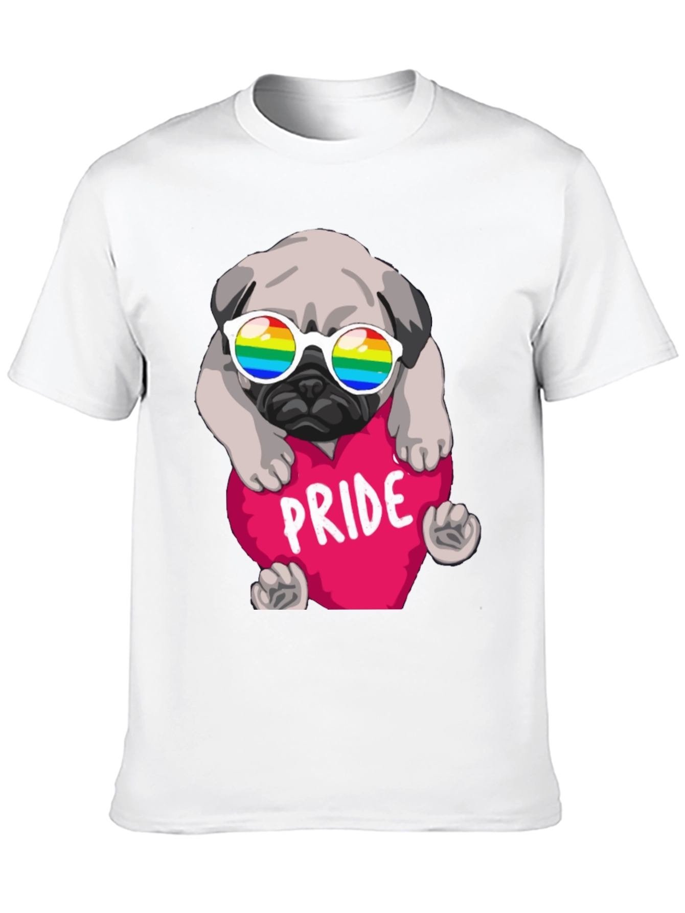 Pride Pug T-Shirt - Love & Equality