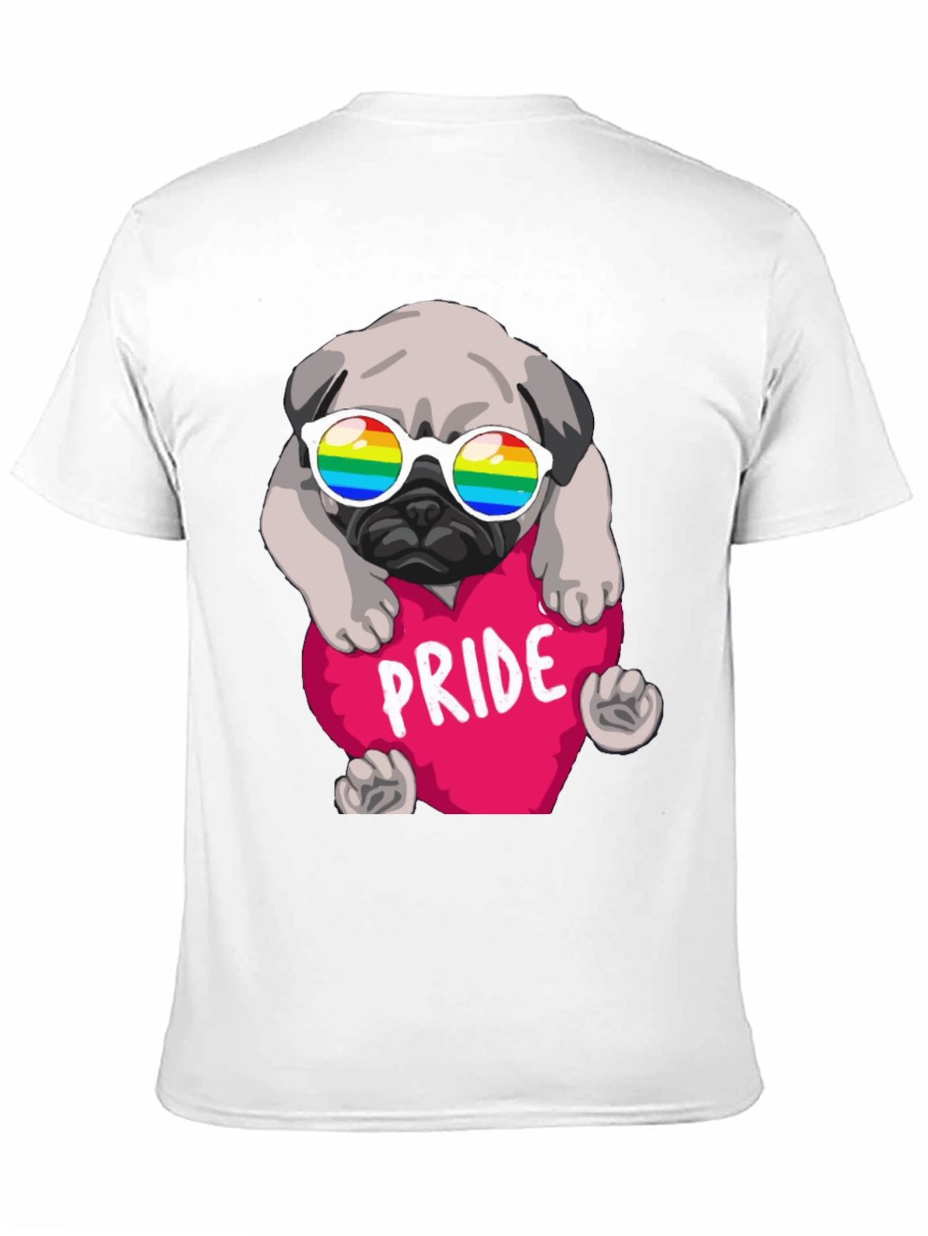Pride Pug T-Shirt - Love & Equality