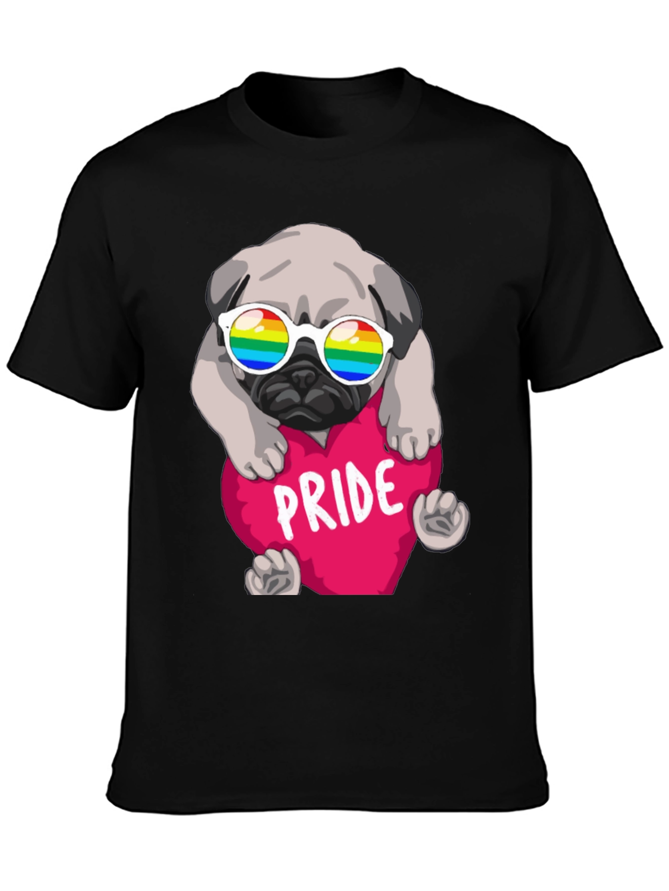 Pride Pug T-Shirt - Love & Equality
