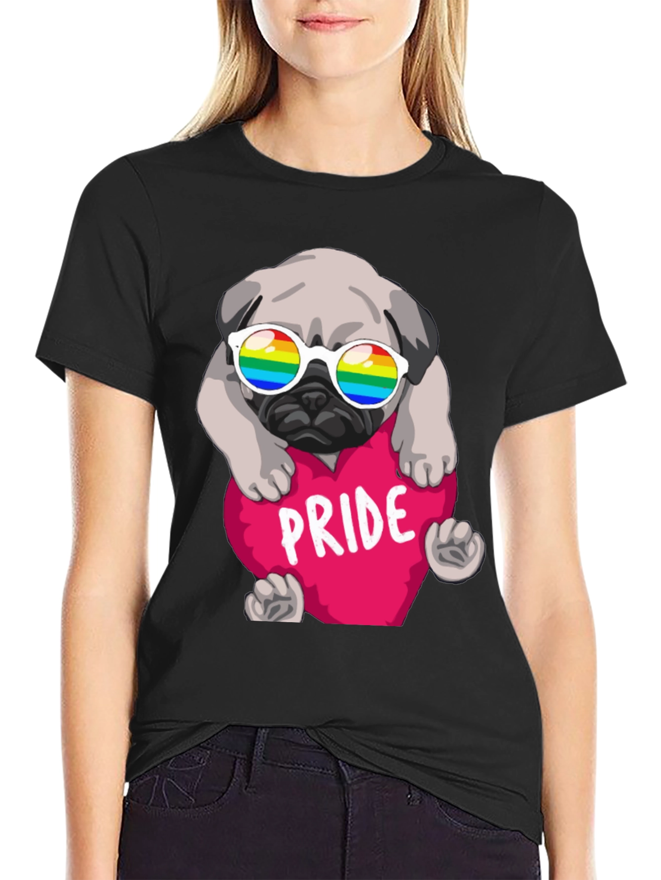 Pride Pug T-Shirt - Love & Equality