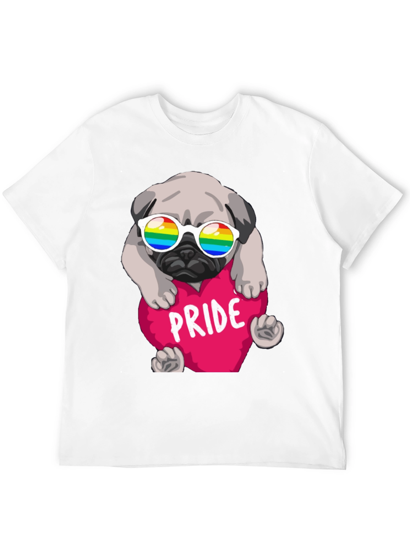 Pride Pug T-Shirt - Love & Equality