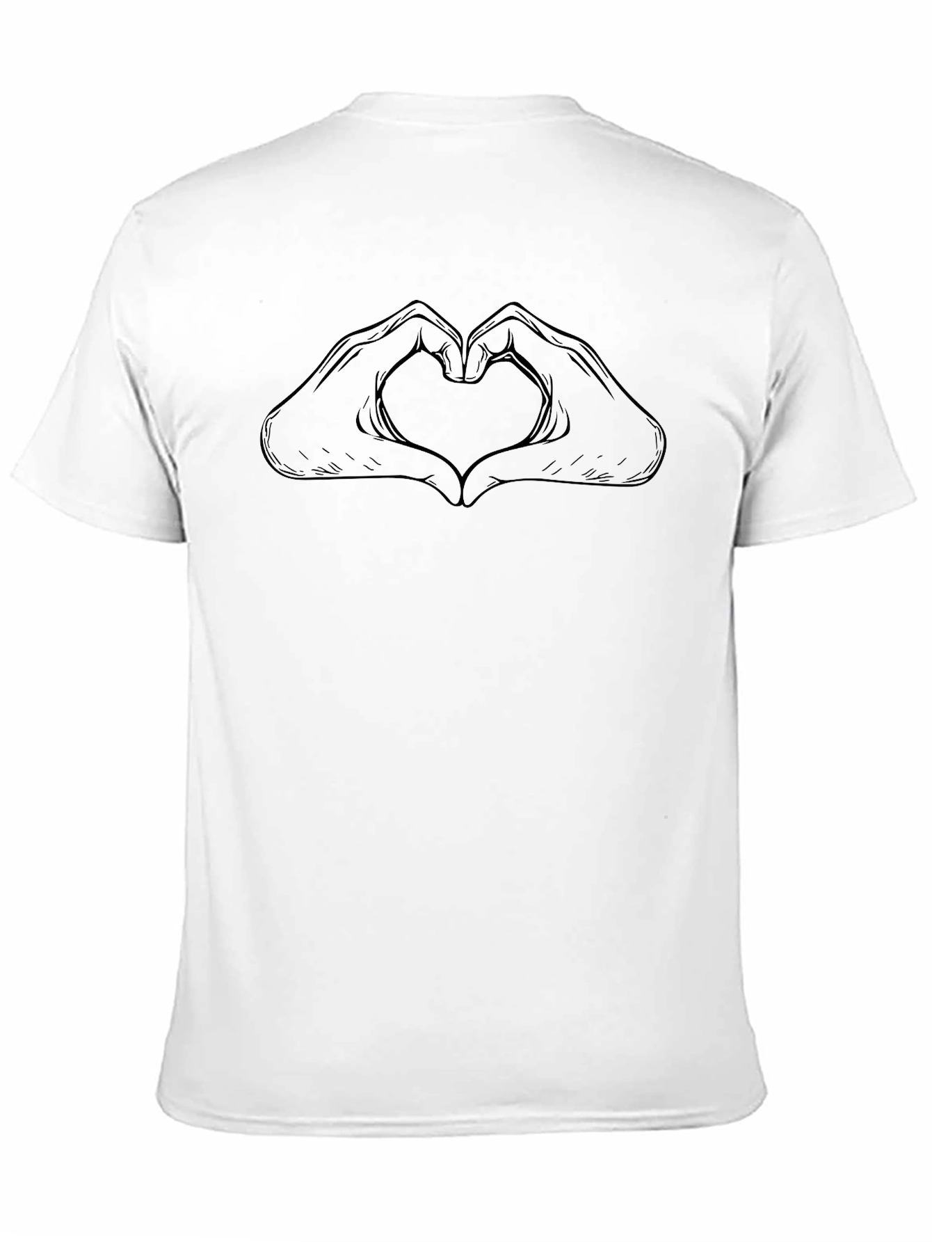 Heart Hands Graphic Tee - Classic Comfort