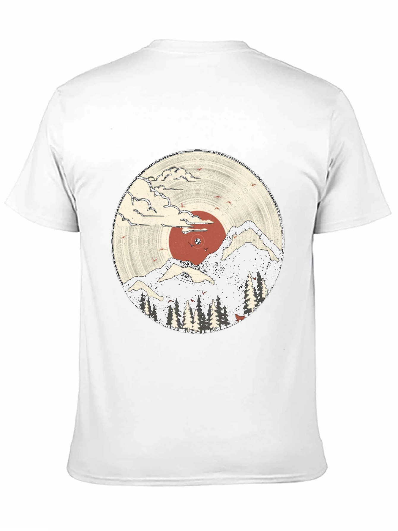 Nature Vinyl Record Graphic Tee