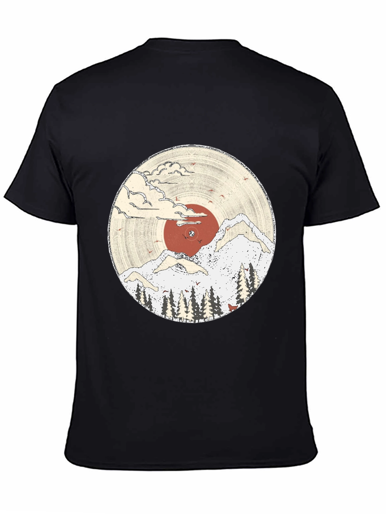 Nature Vinyl Record Graphic Tee