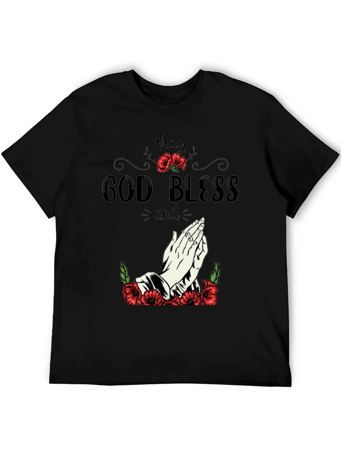 May God Bless Graphic T-Shirt