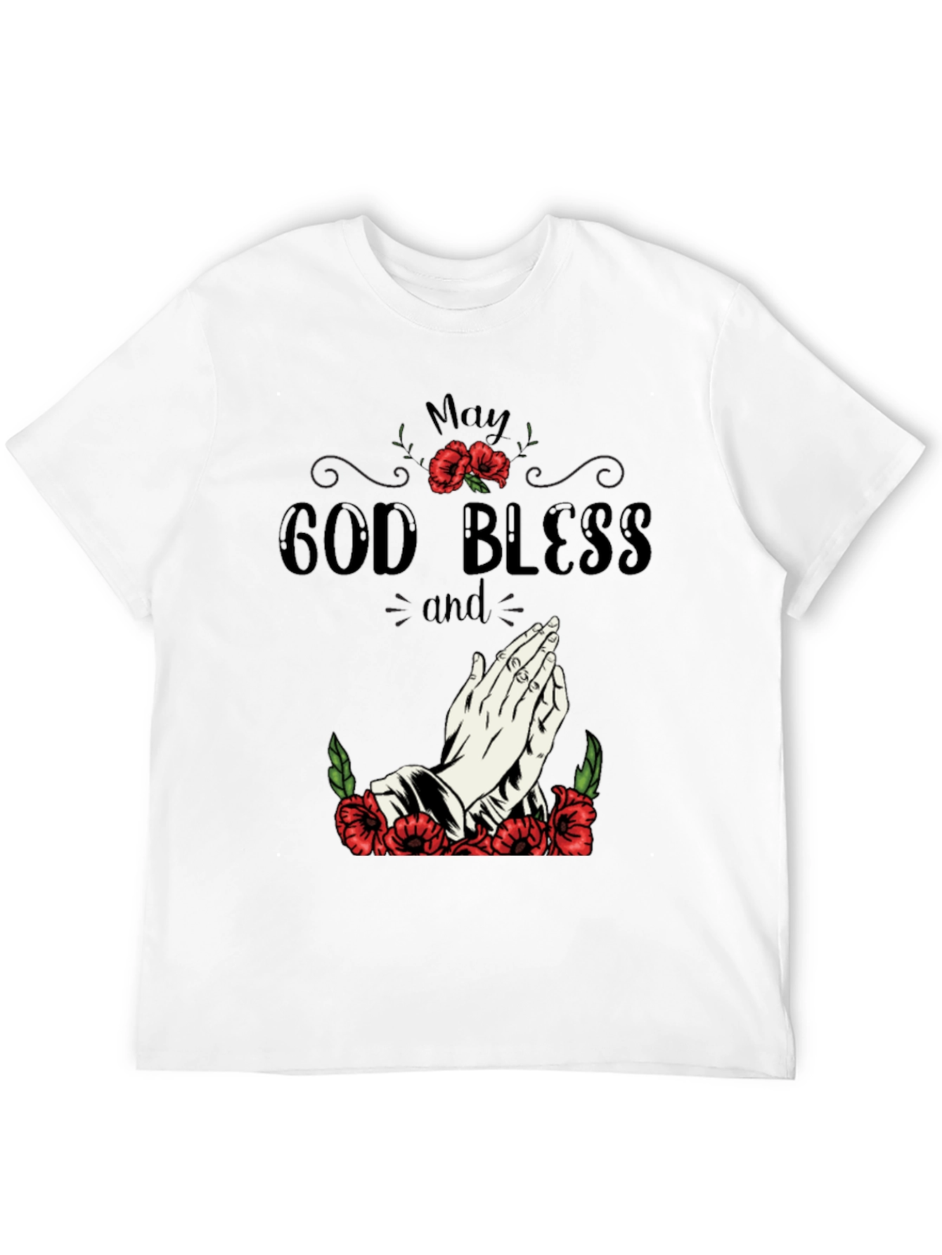 May God Bless Graphic T-Shirt