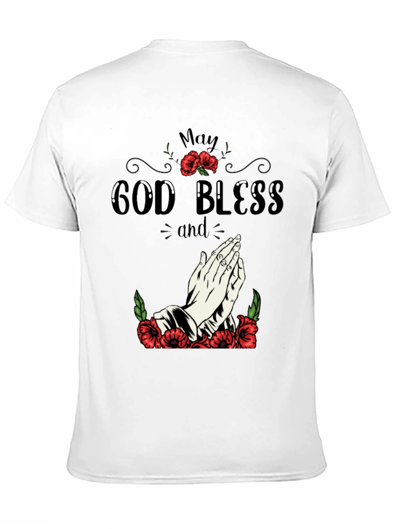 May God Bless Graphic T-Shirt
