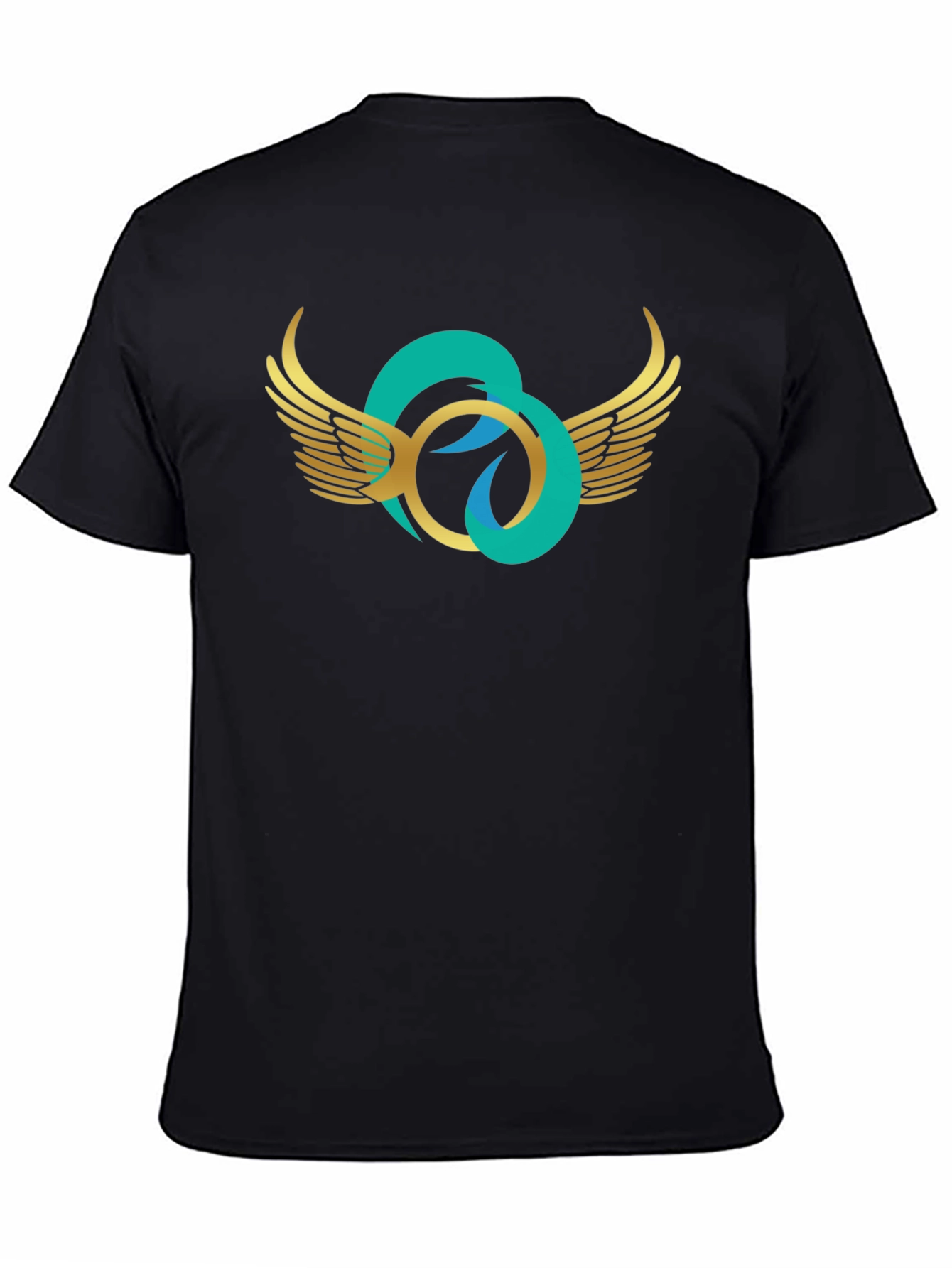 Winged Circle Graphic T-Shirt - Stylish Casual Wear