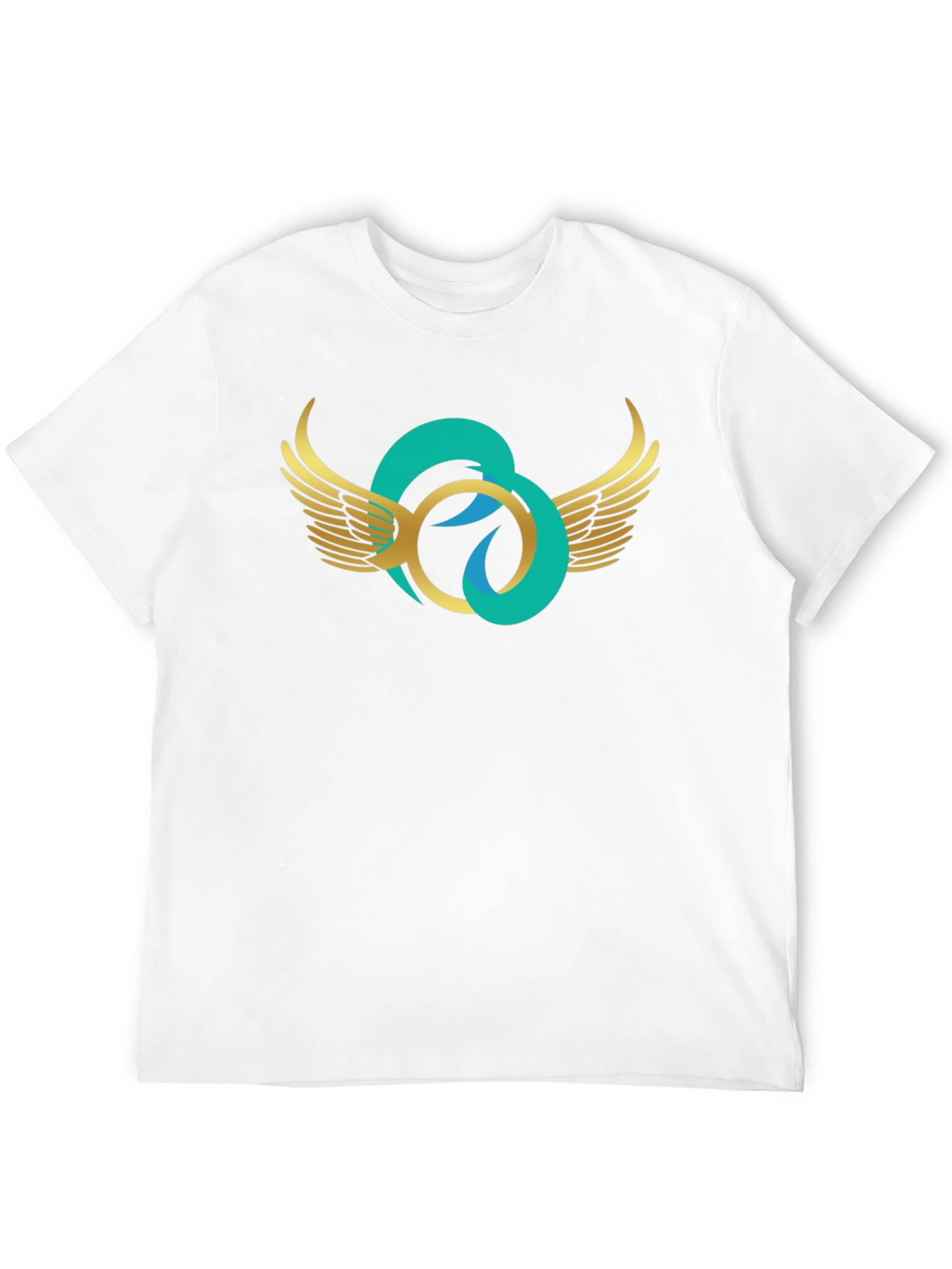 Winged Circle Graphic T-Shirt - Stylish Casual Wear