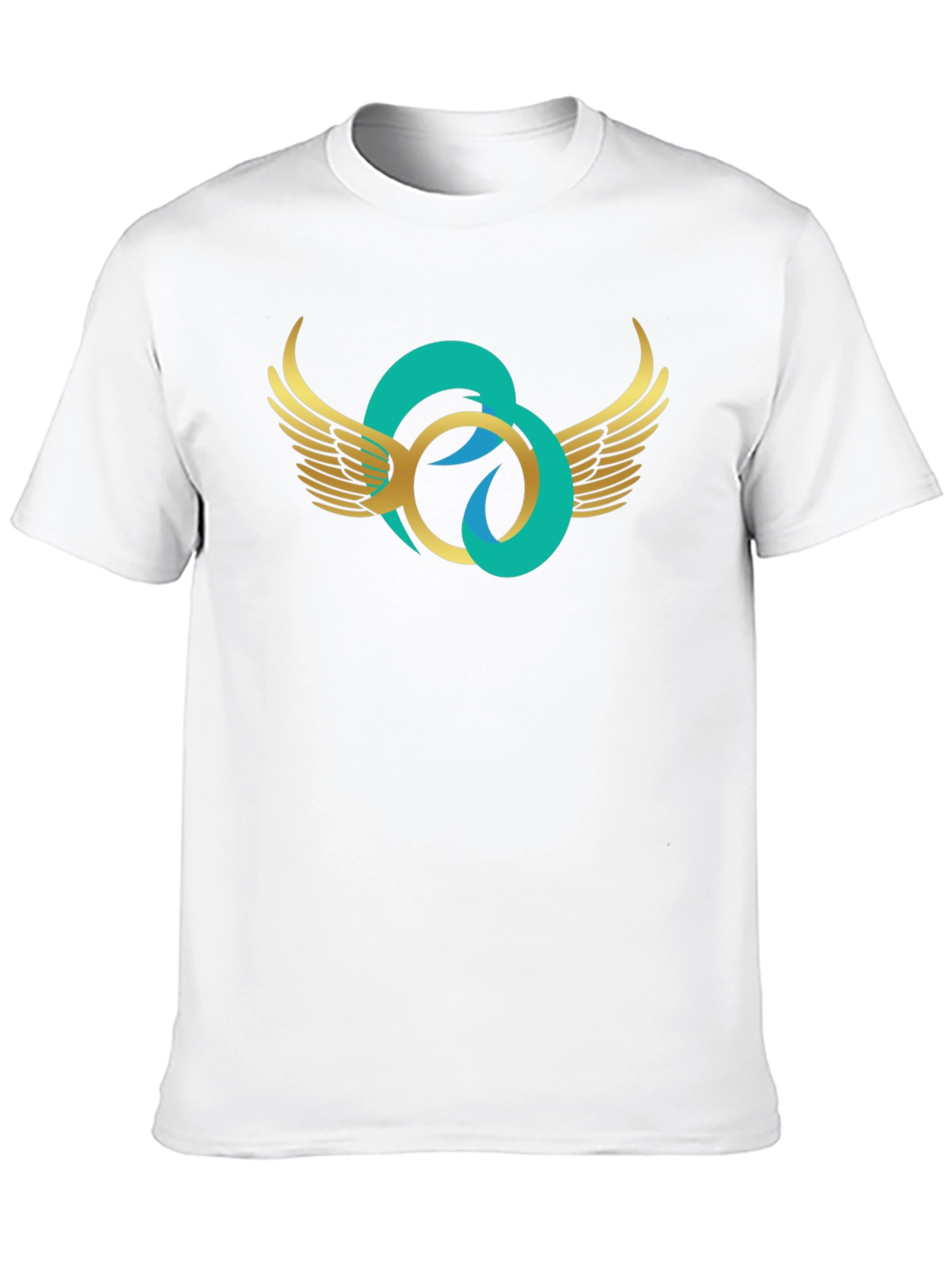 Winged Circle Graphic T-Shirt - Stylish Casual Wear