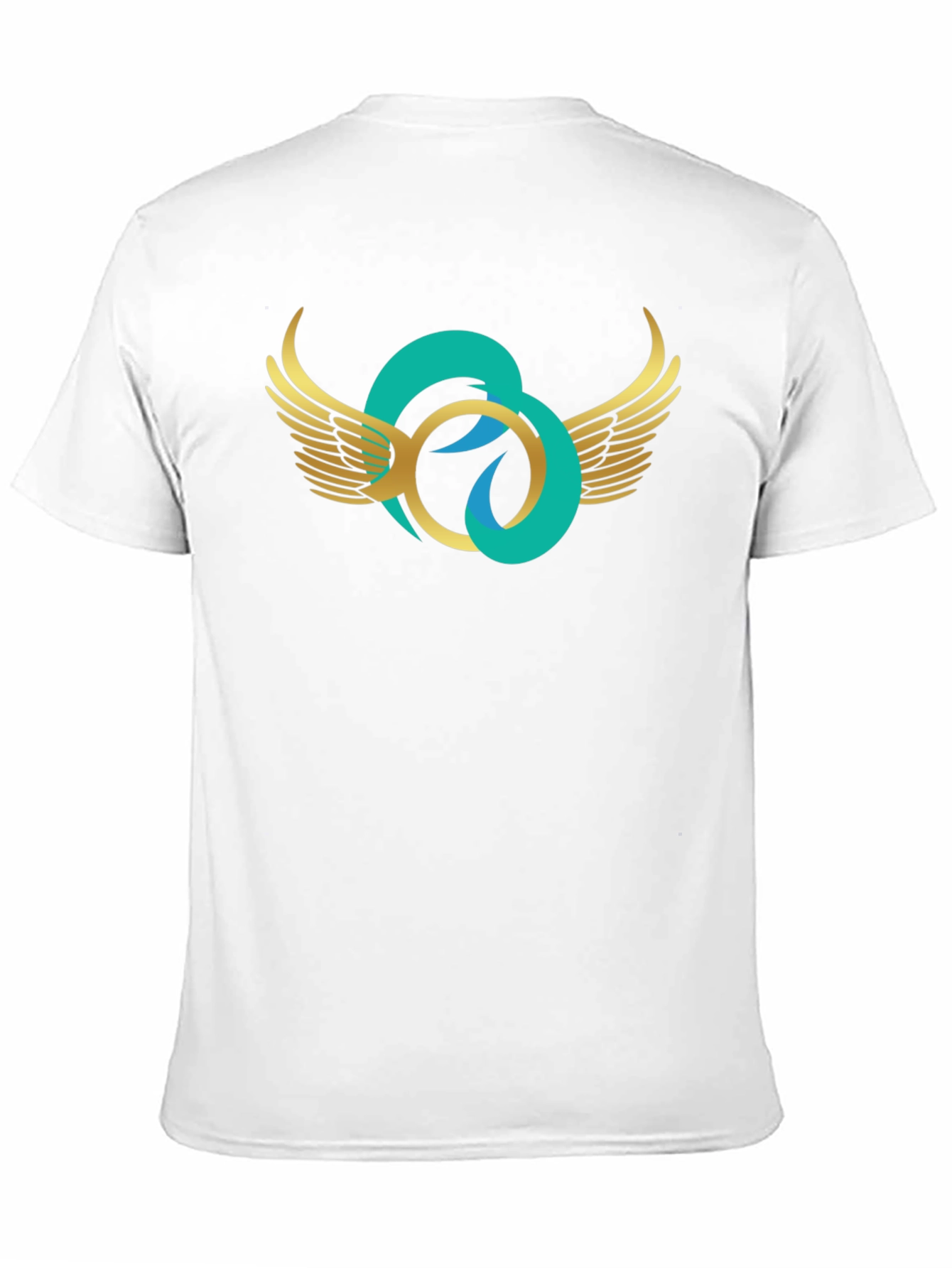 Winged Circle Graphic T-Shirt - Stylish Casual Wear