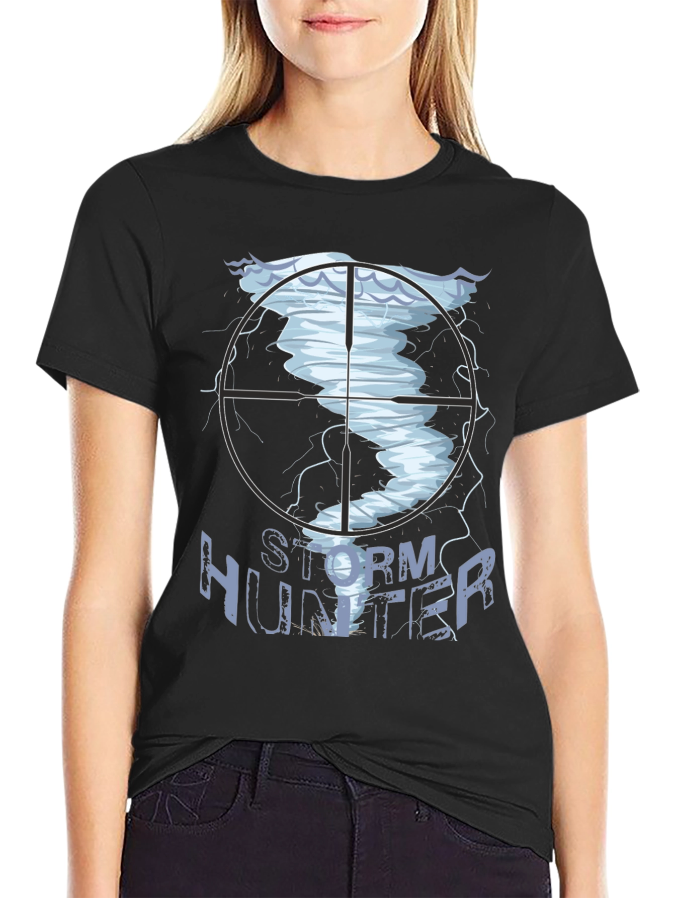 Storm Hunter Graphic Tee - Weather Enthusiast Shirt