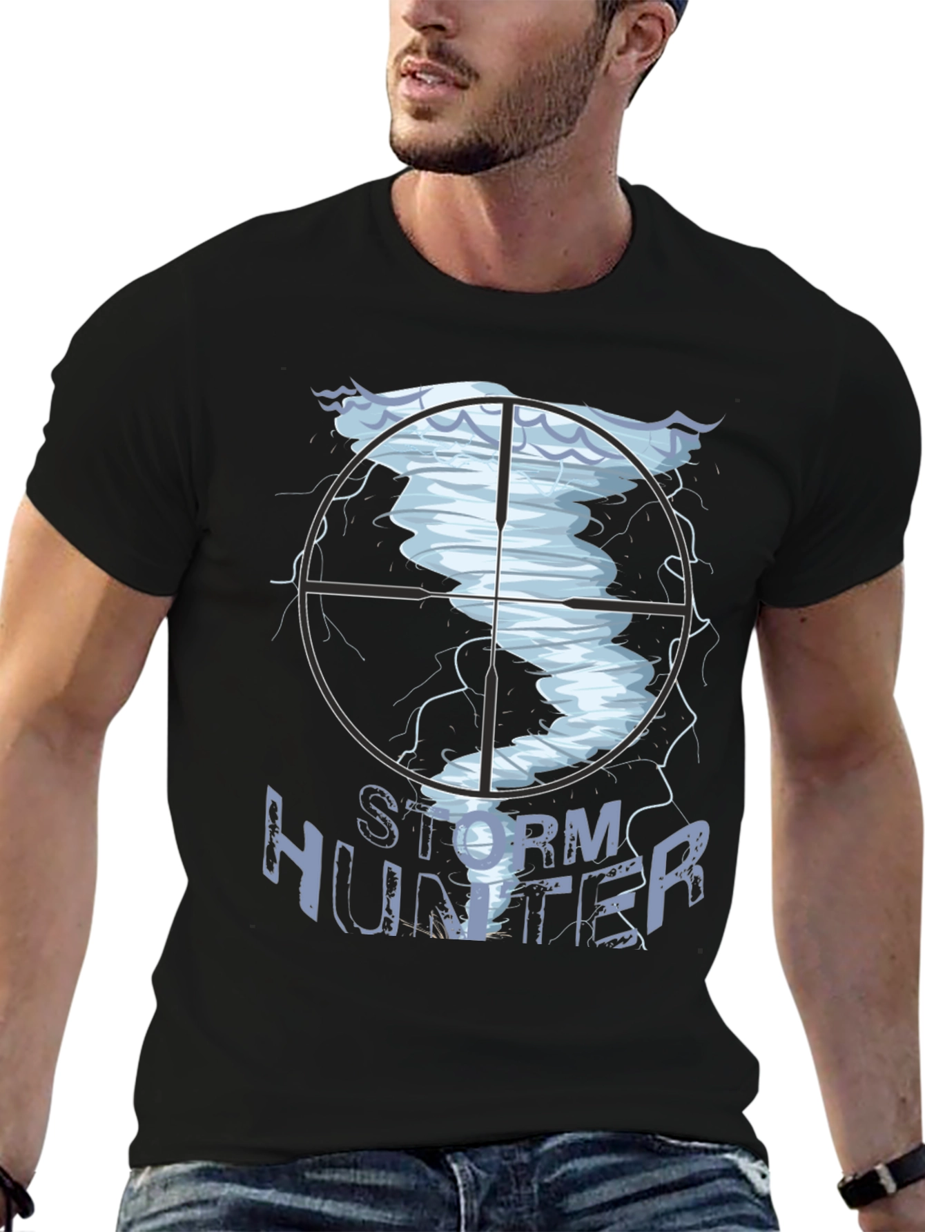 Storm Hunter Graphic Tee - Weather Enthusiast Shirt