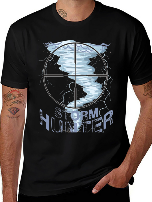 Storm Hunter Graphic Tee - Weather Enthusiast Shirt