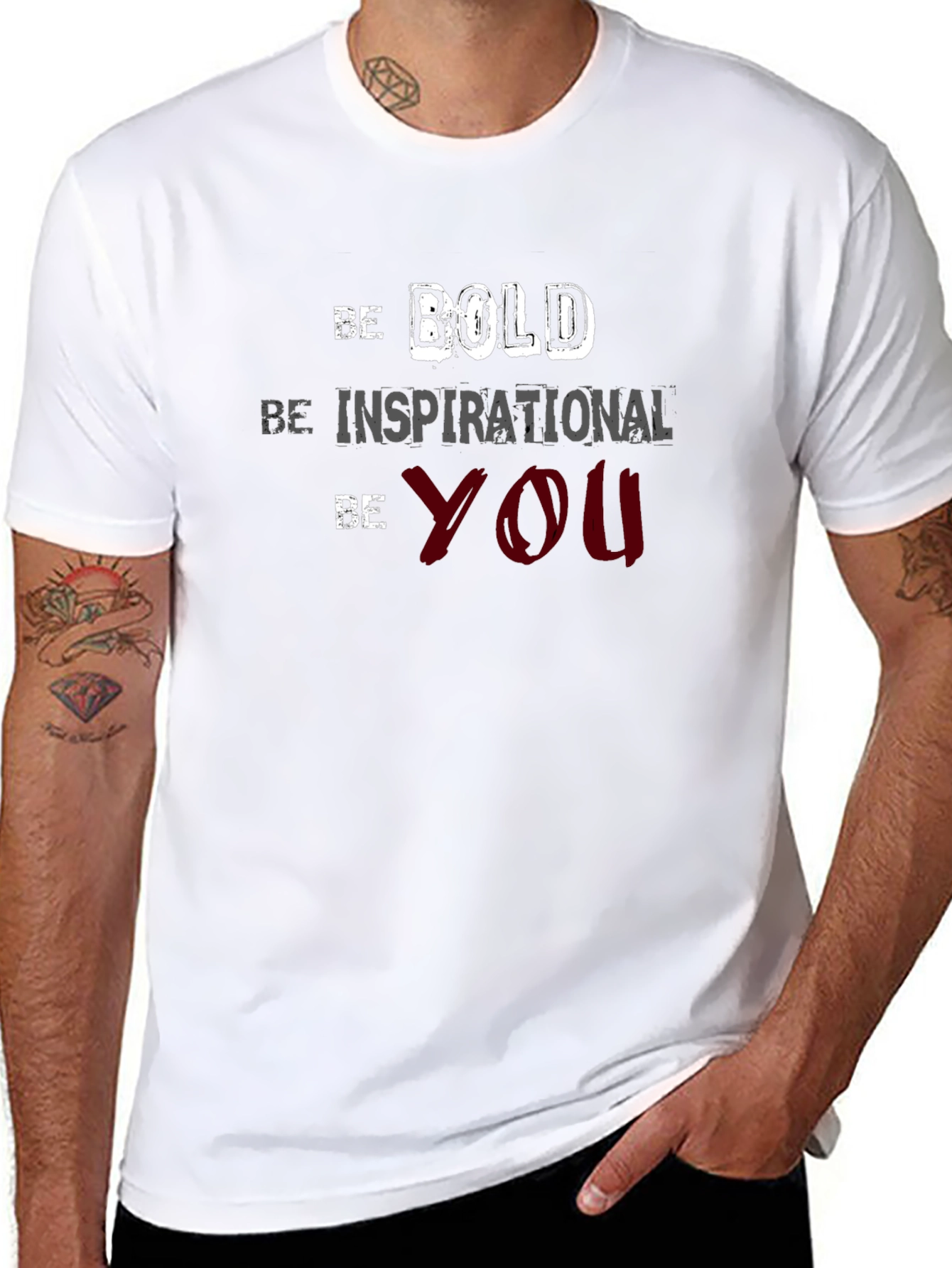 Be Bold T-Shirt - Inspirational Mens Tee