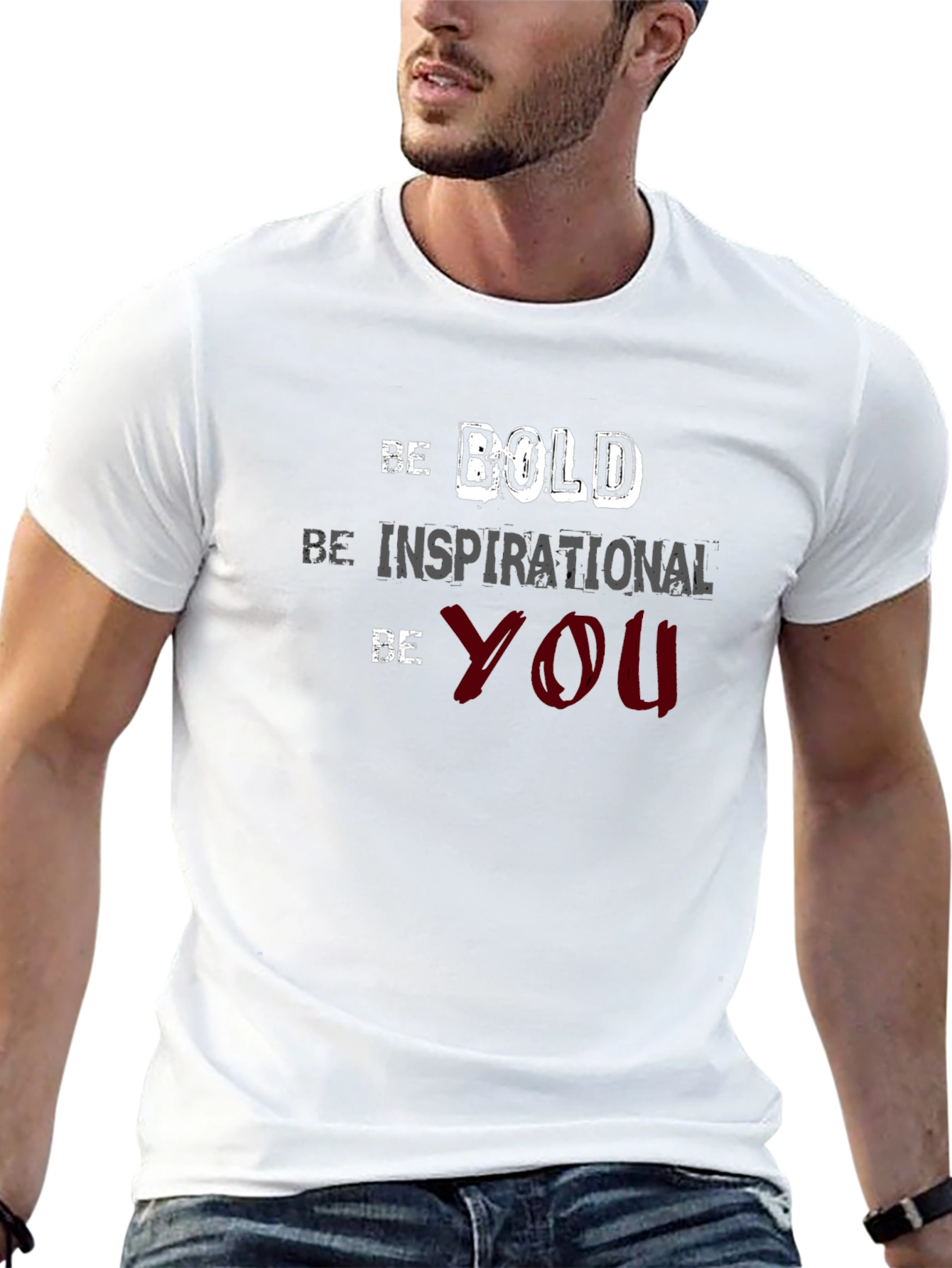 Be Bold T-Shirt - Inspirational Mens Tee