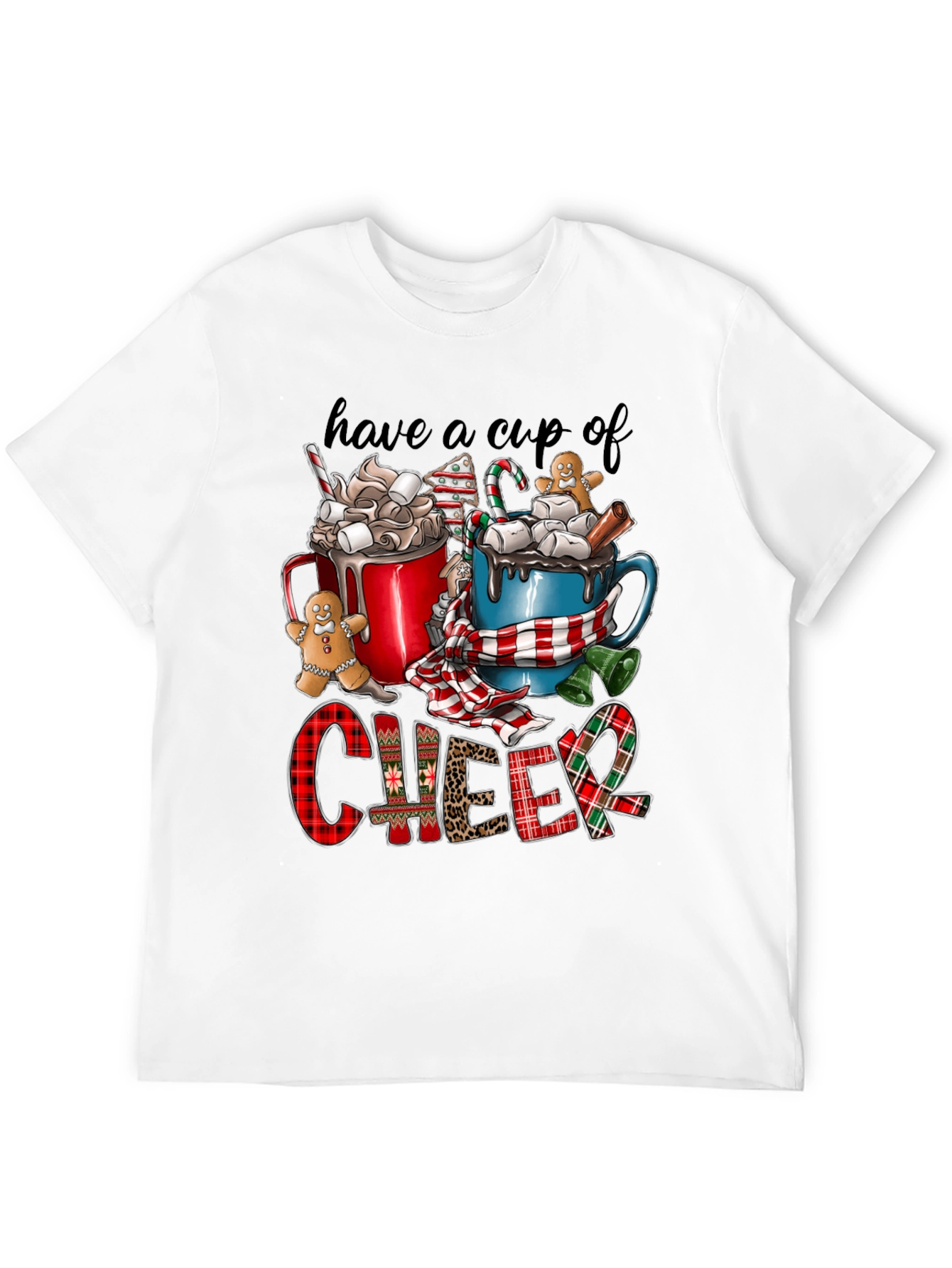Have a Cup of Cheer Festive Graphic T-Shirt