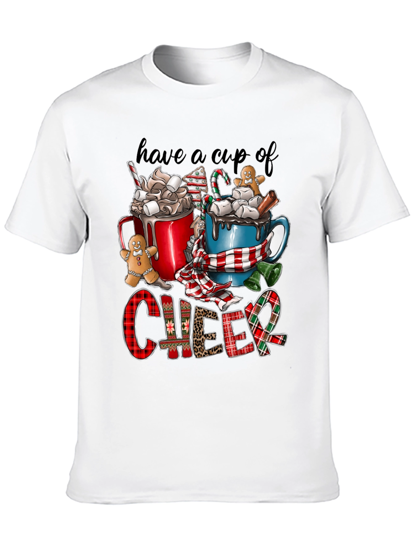 Have a Cup of Cheer Festive Graphic T-Shirt