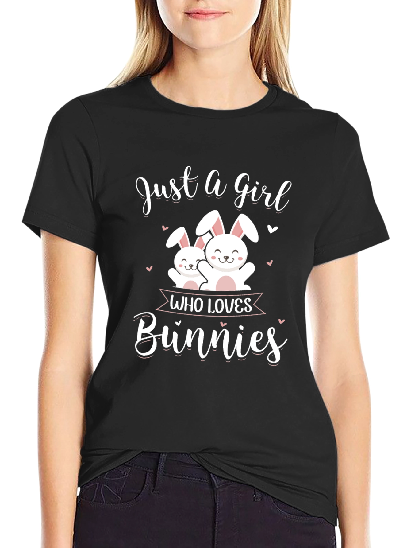 Just a Girl Who Loves Bunnies T-Shirt