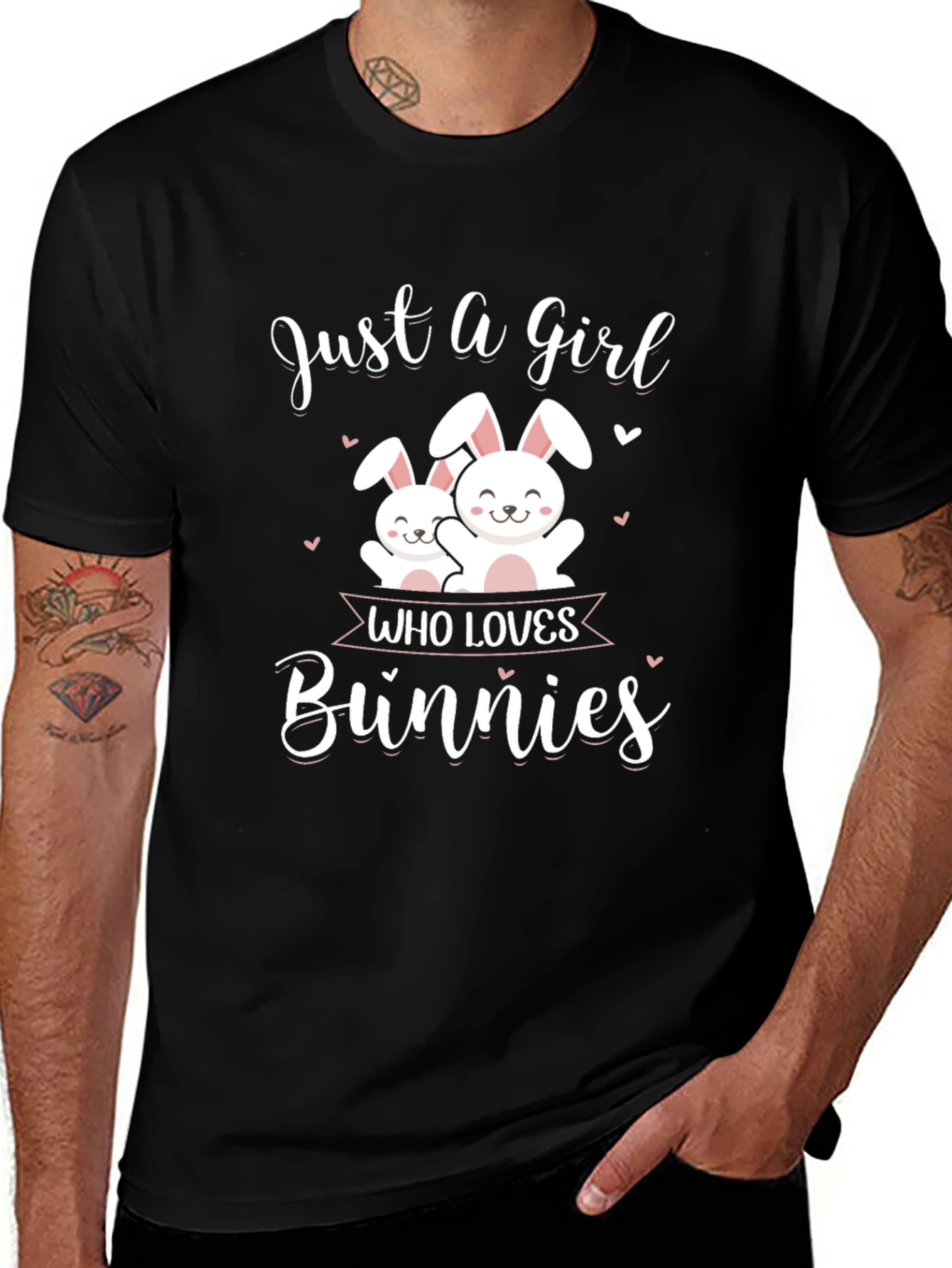 Just a Girl Who Loves Bunnies T-Shirt