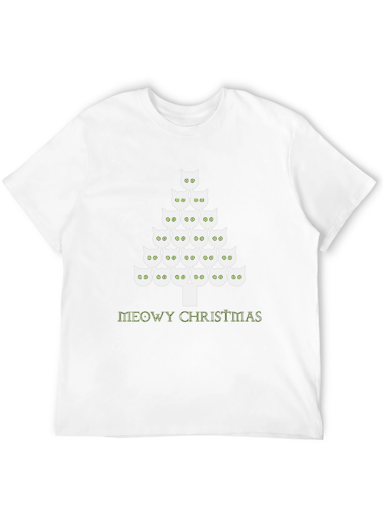 Meowy Christmas Cat Tree T-Shirt