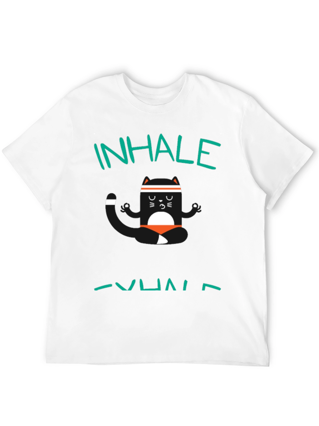 Inhale Exhale Yoga Cat T-Shirt