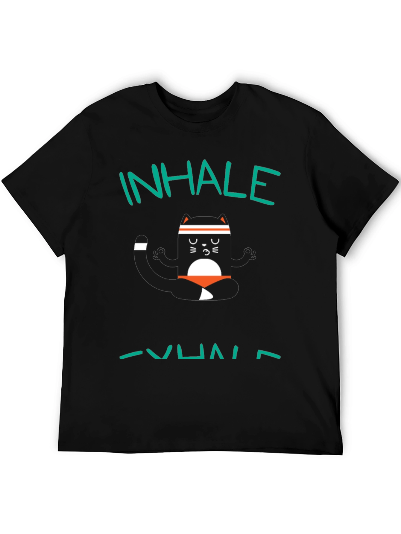 Inhale Exhale Yoga Cat T-Shirt