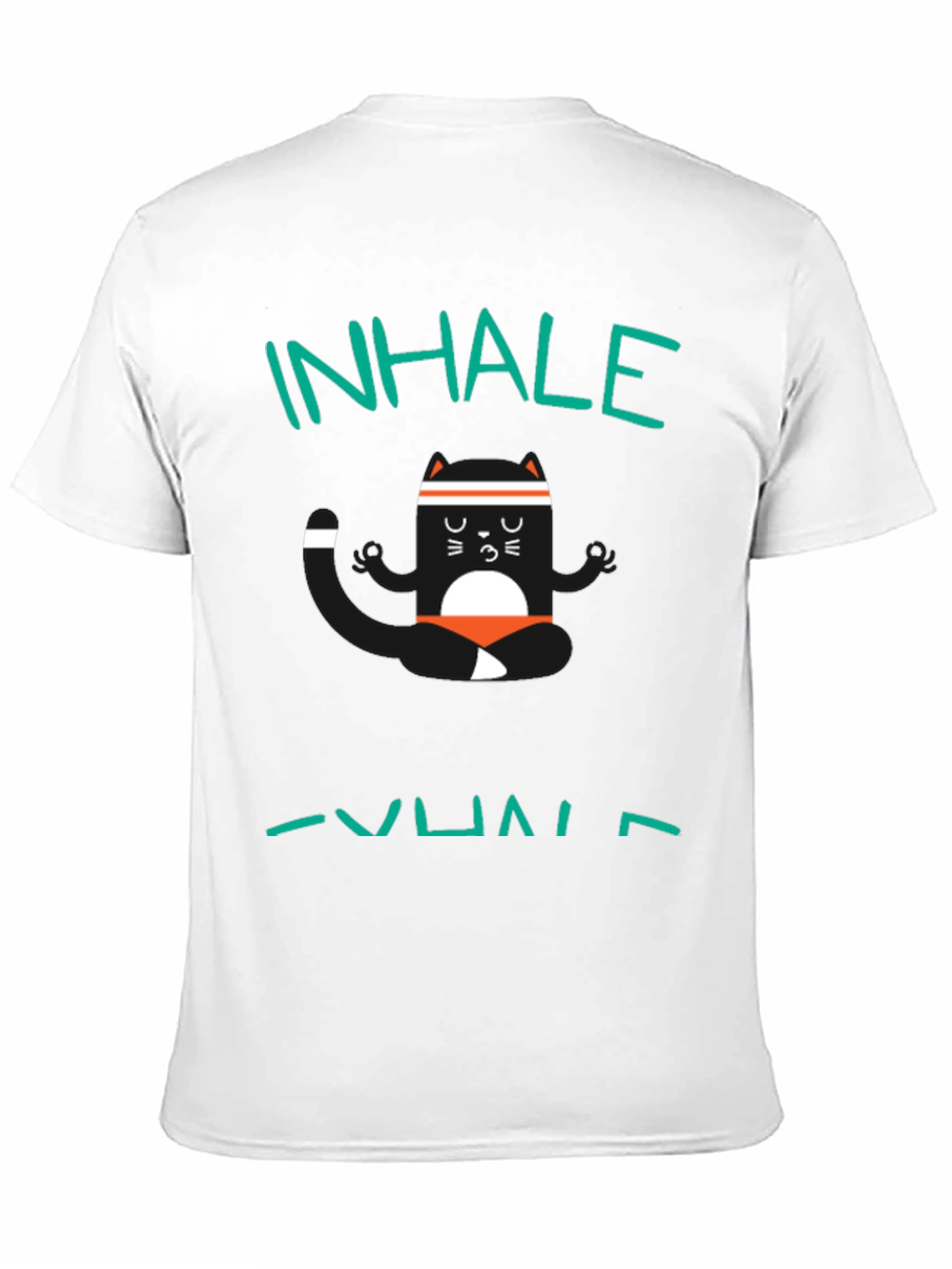 Inhale Exhale Yoga Cat T-Shirt