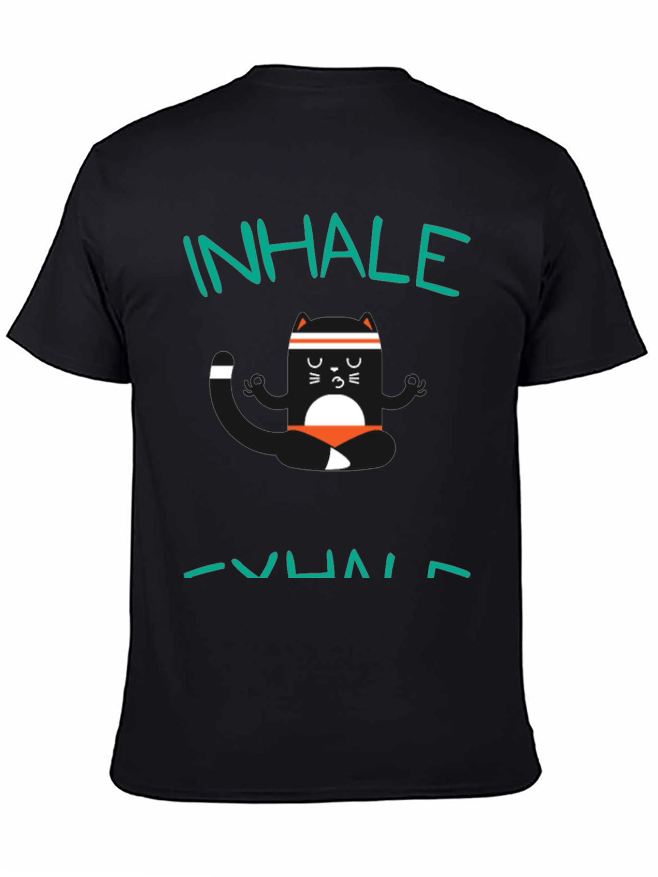 Inhale Exhale Yoga Cat T-Shirt