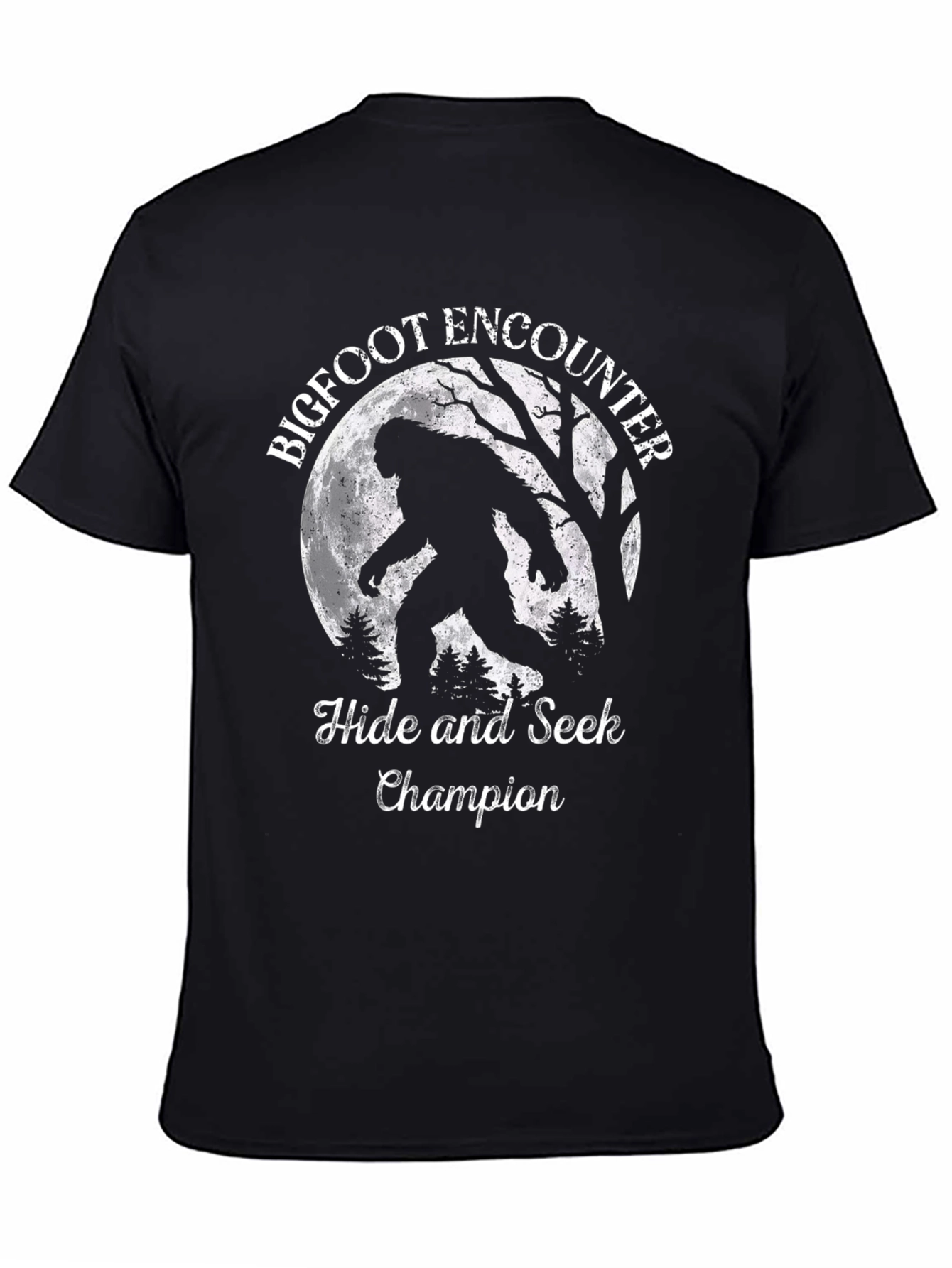 Bigfoot Encounter Hide & Seek Champion T-Shirt