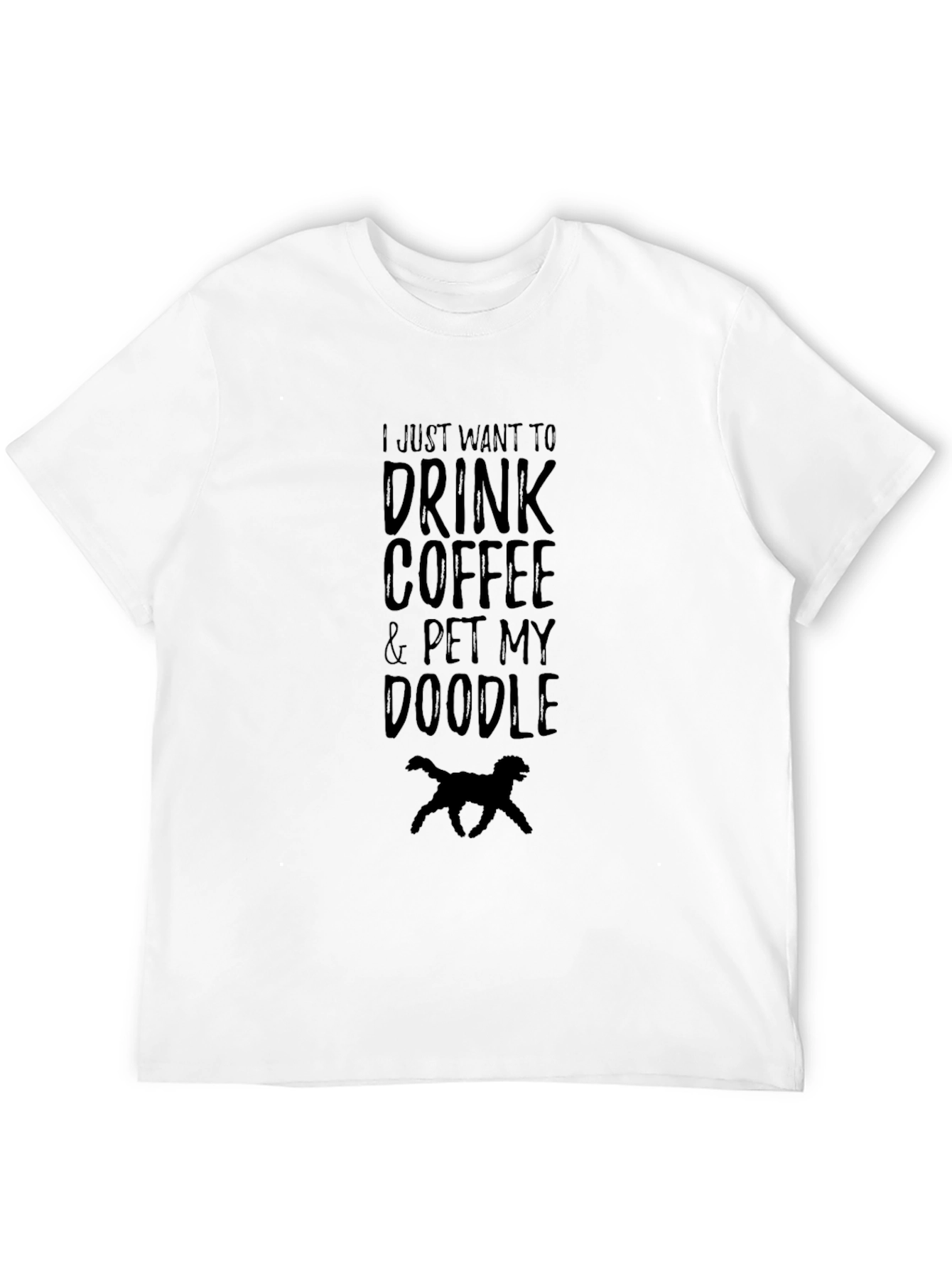 Coffee & Doodle T-Shirt - Black