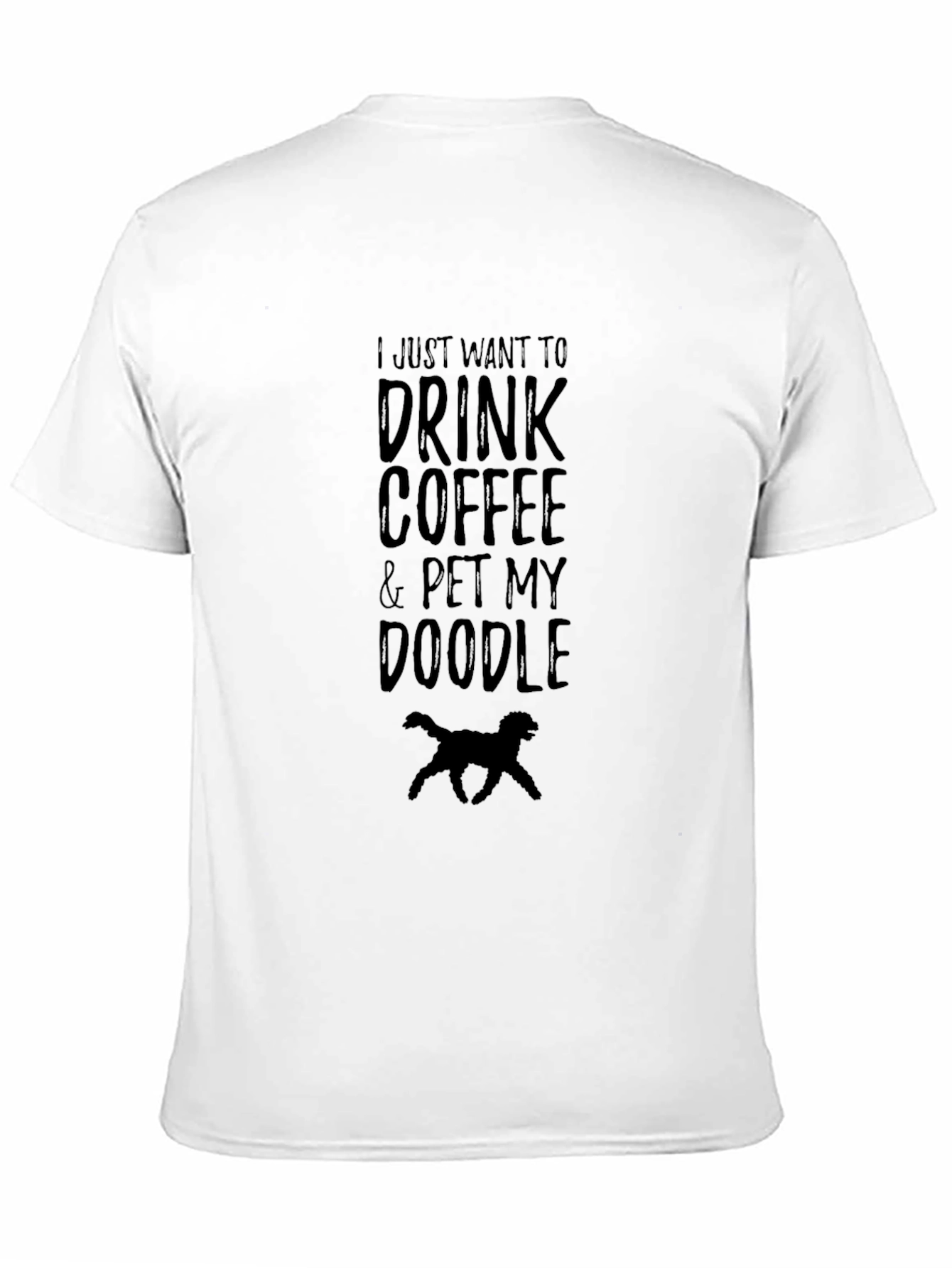 Coffee & Doodle T-Shirt - Black