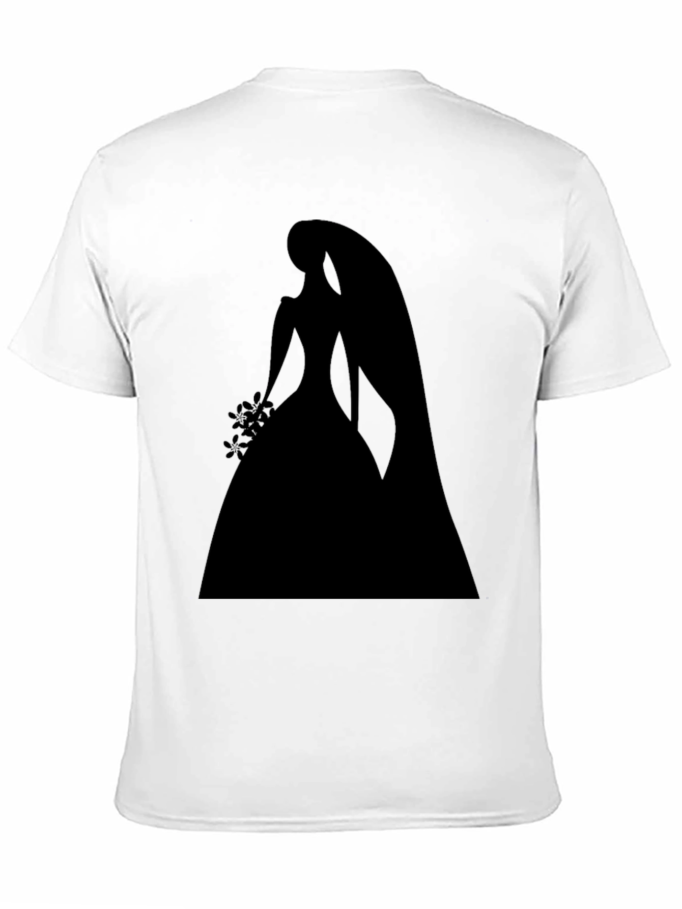 Bridal Silhouette Graphic Tee - Black